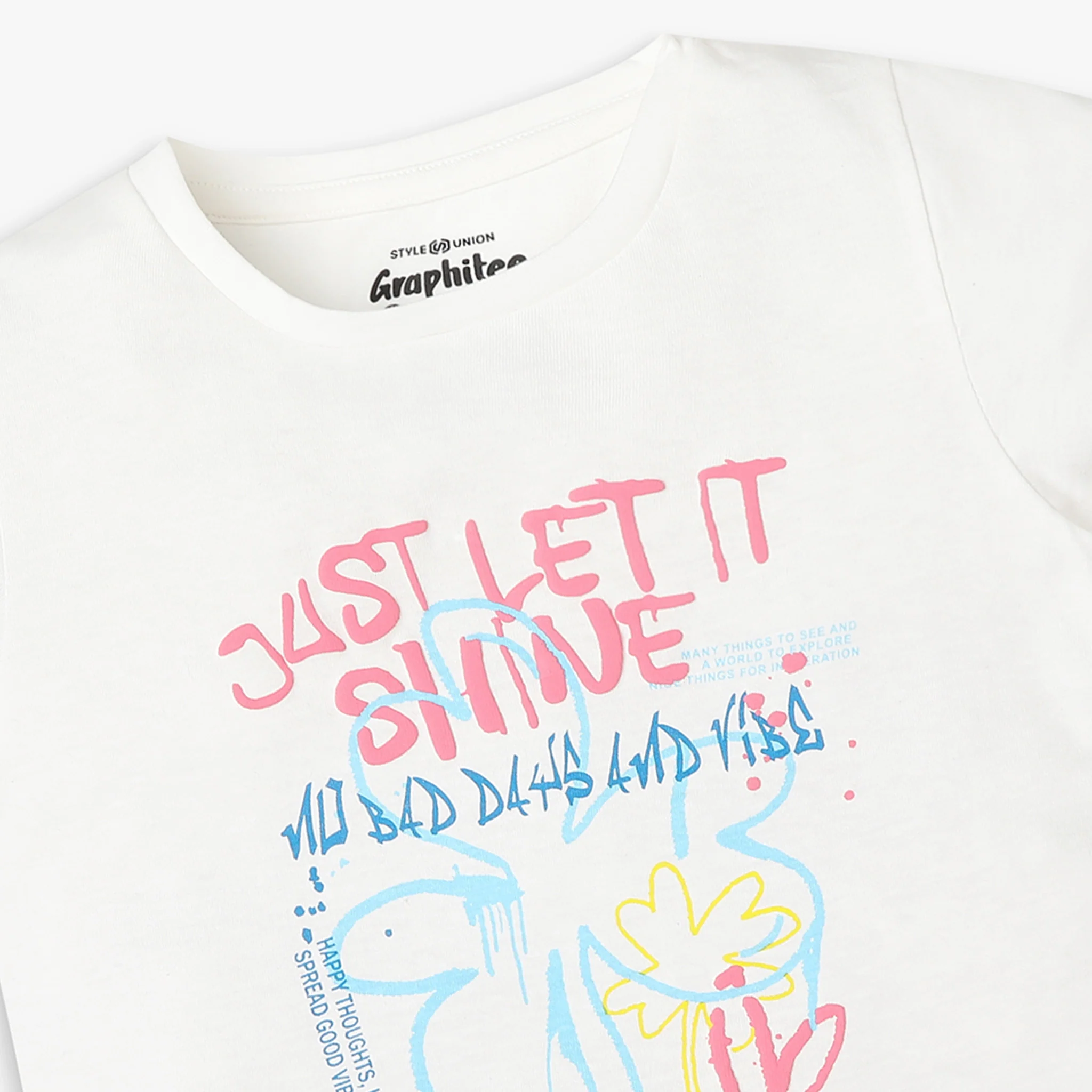 Girls Regular Fit Graphic T-Shirt - Image 3