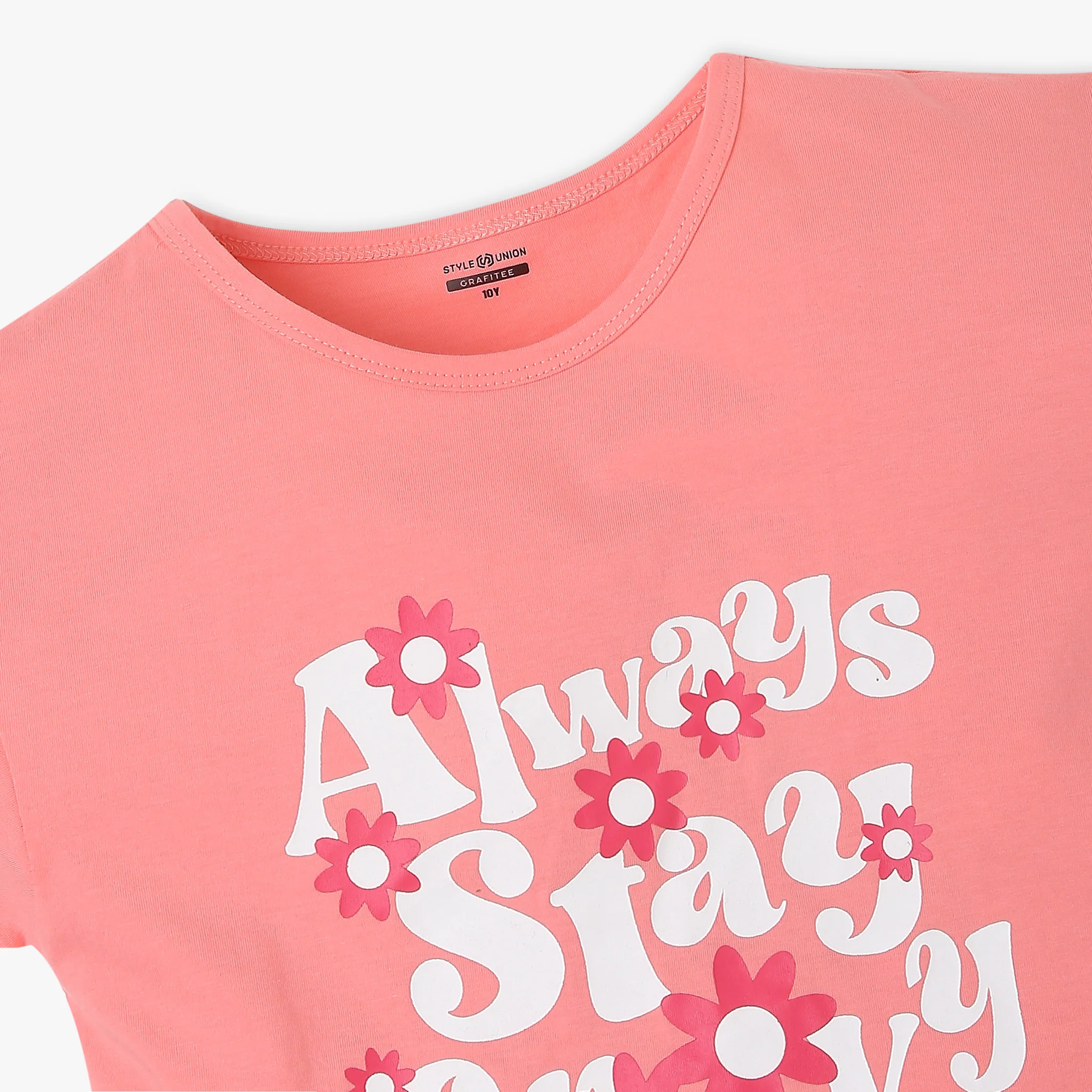 Girl's Regular Fit Graphic T-Shirt - Image 3