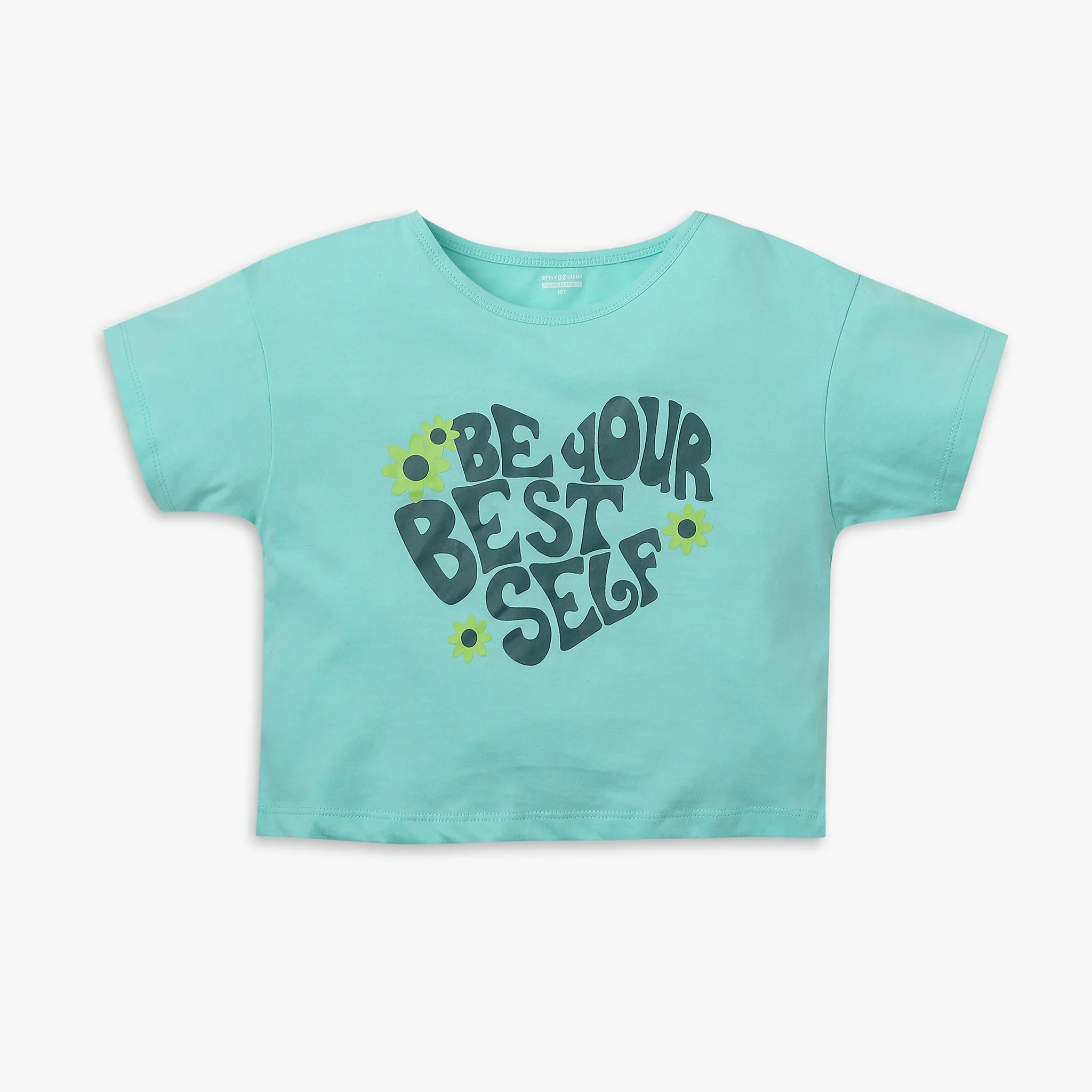 Girl's Regular Fit Graphic T-Shirt
