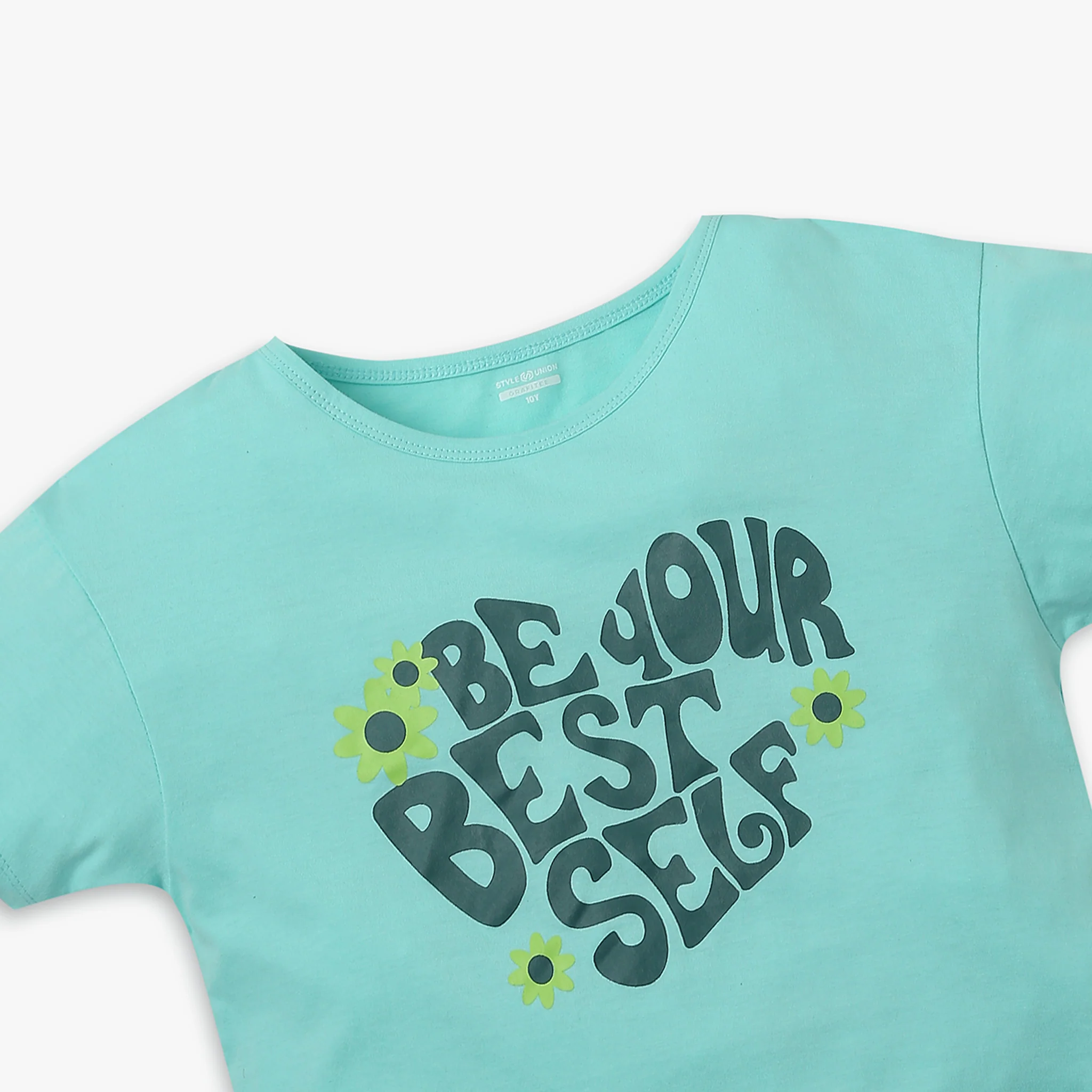 Girl's Regular Fit Graphic T-Shirt - Image 3