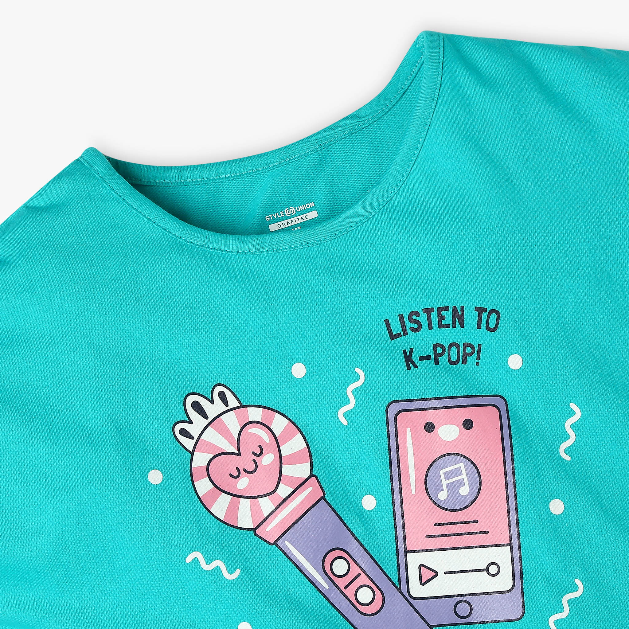 Girl's Regular Fit Graphic T-Shirt - Image 3
