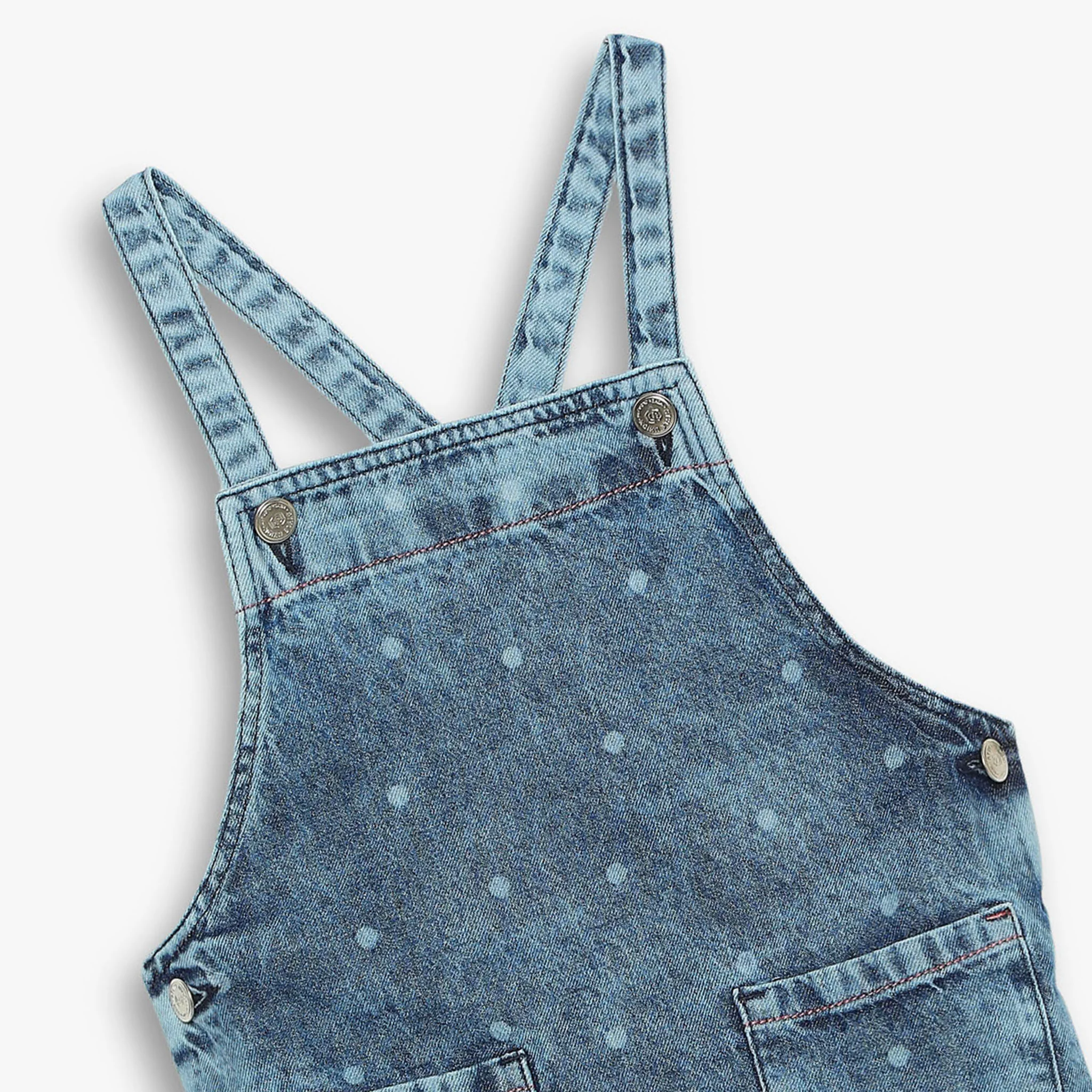 Girls Regular Fit Laser Print Dress - Image 3