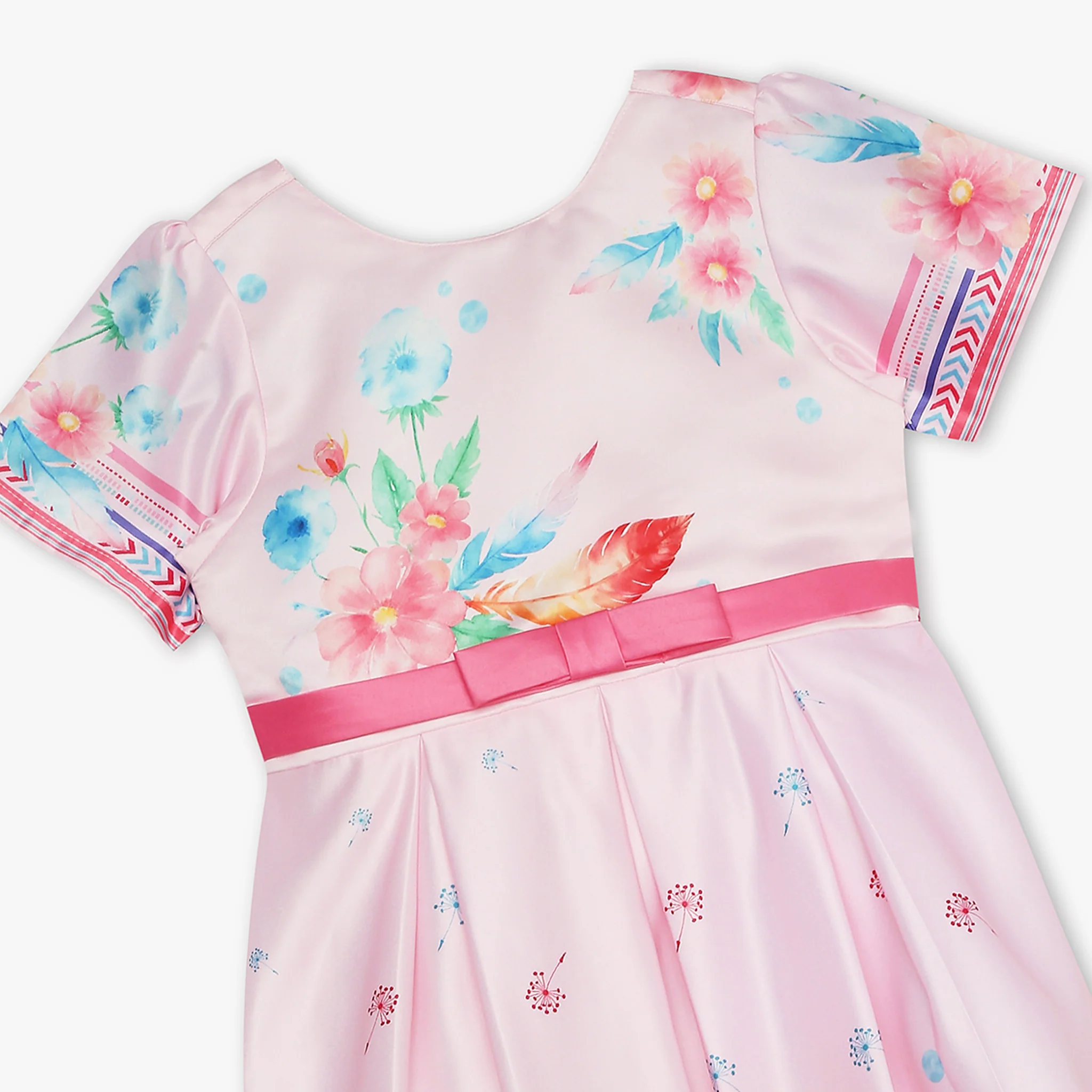 Girls Regular Fit Printed Dress - Image 3