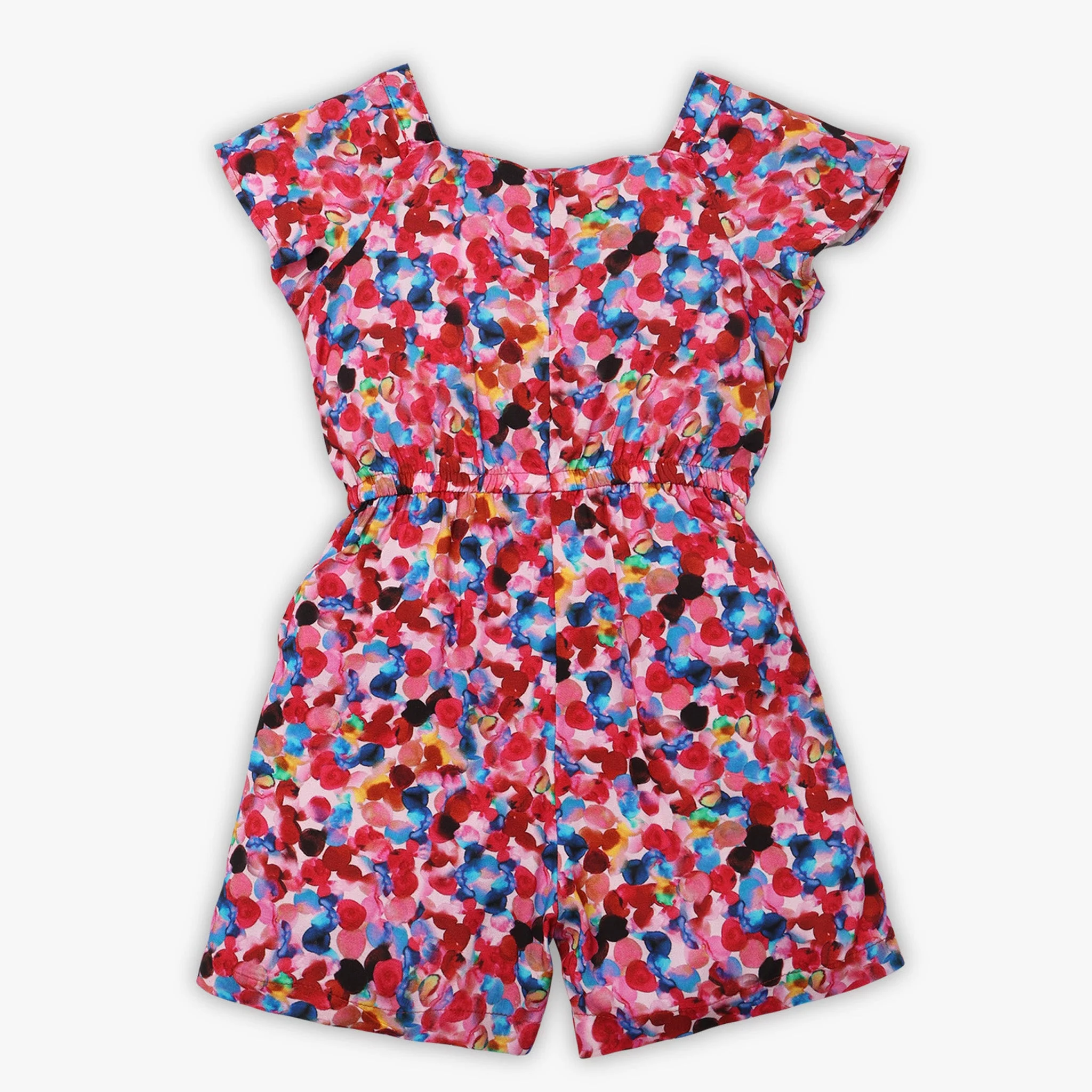 Girls Regular Fit Printed Jumpsuits - Image 2