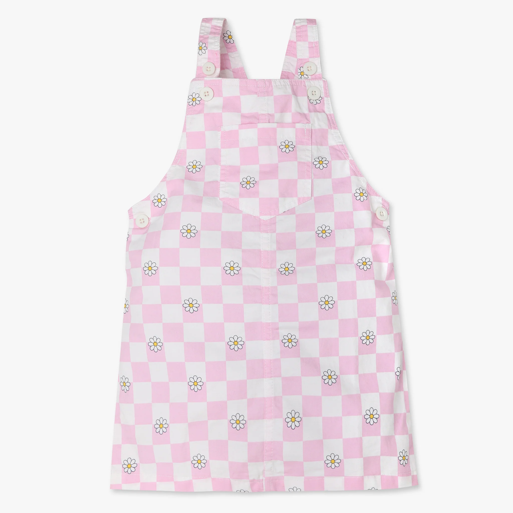 Girls Printed Above Knee Dress