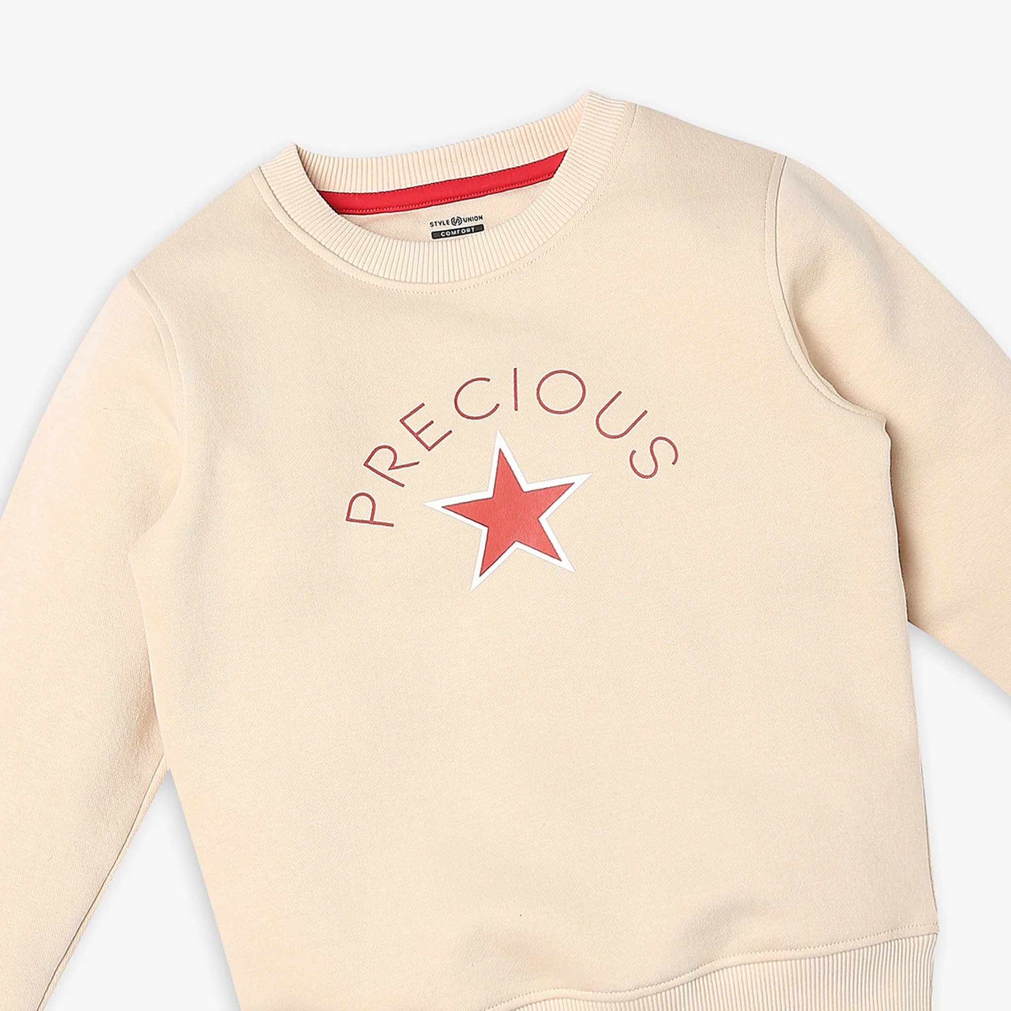 Girl's Regular Fit Printed Sweat Tee - Image 3