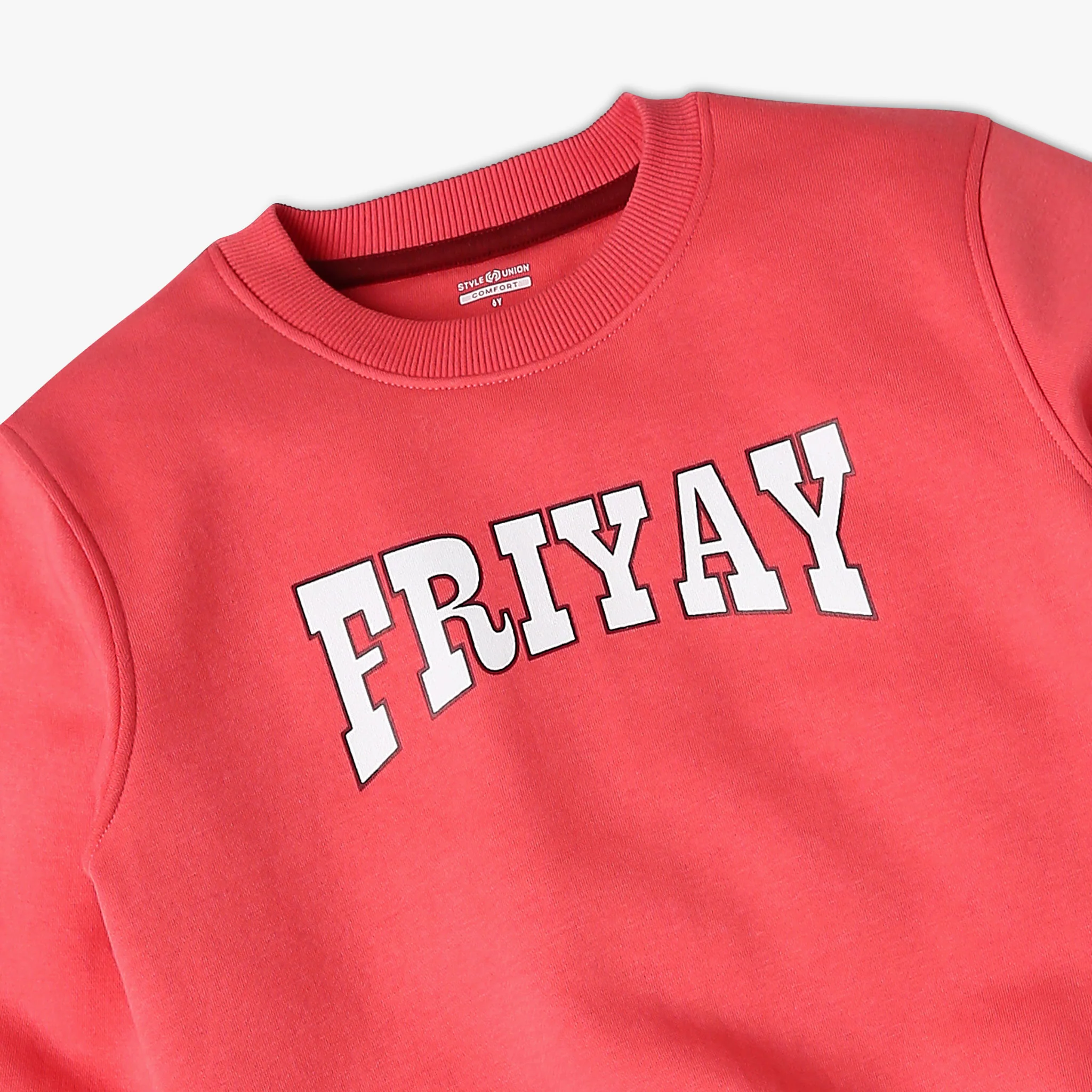 Girl's Regular Fit Printed Sweat Tee - Image 3