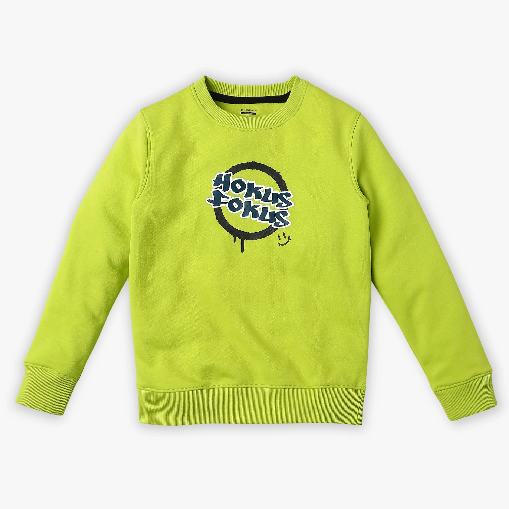 Girl's Regular Fit Printed Sweat Tee