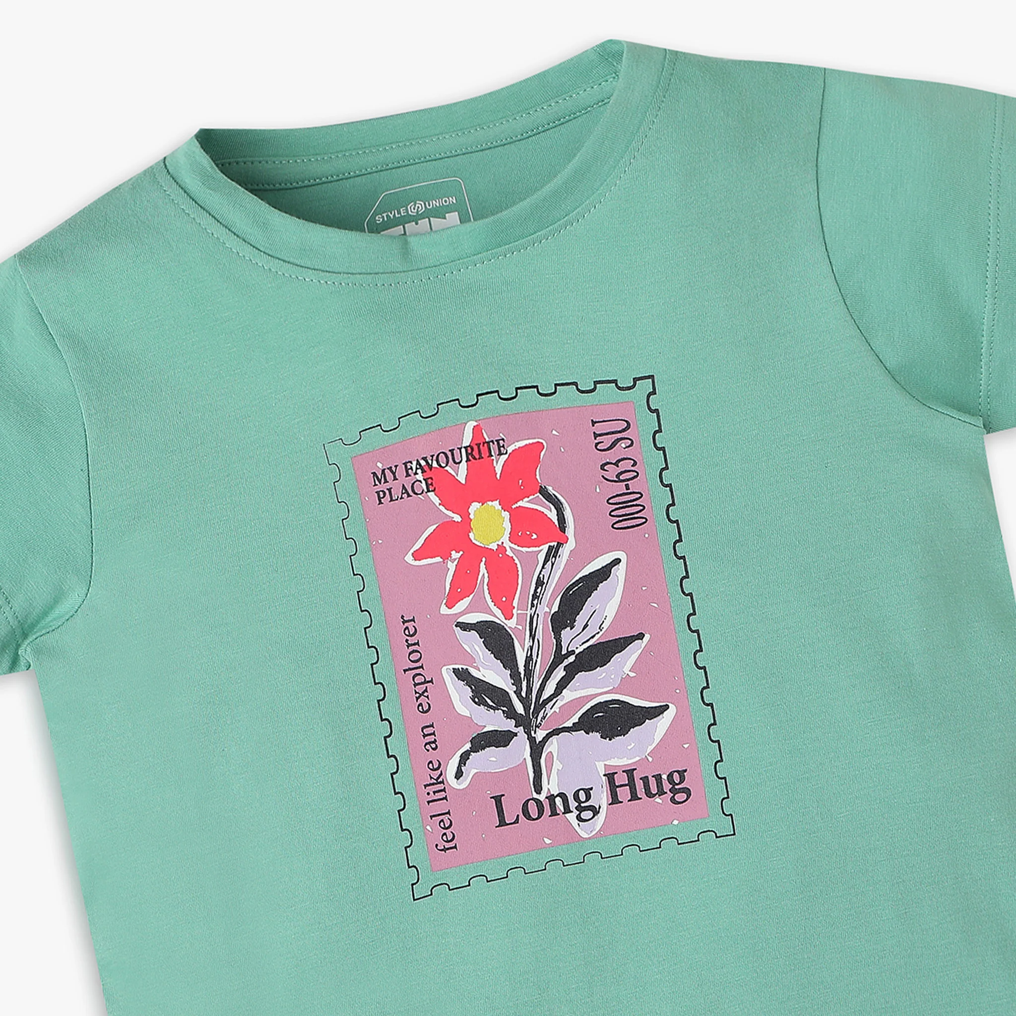 Girls Regular Fit Printed T-Shirt - Image 3