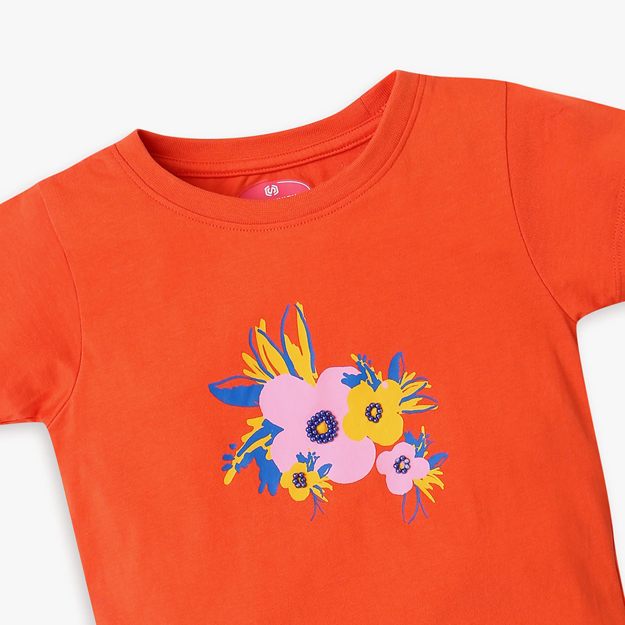 Girl's Regular Fit Printed T-Shirt - Image 3
