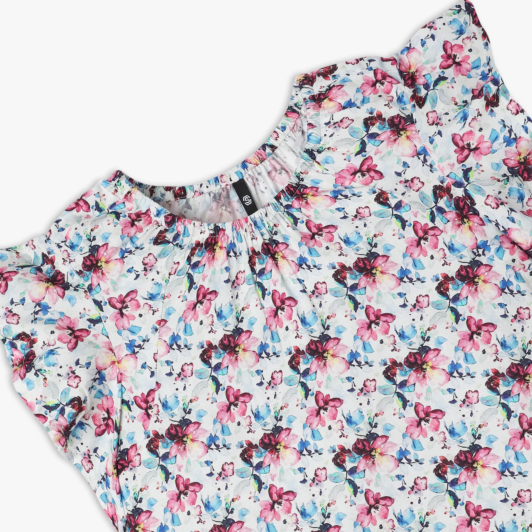 Girls Regular Fit Printed Top - Image 3