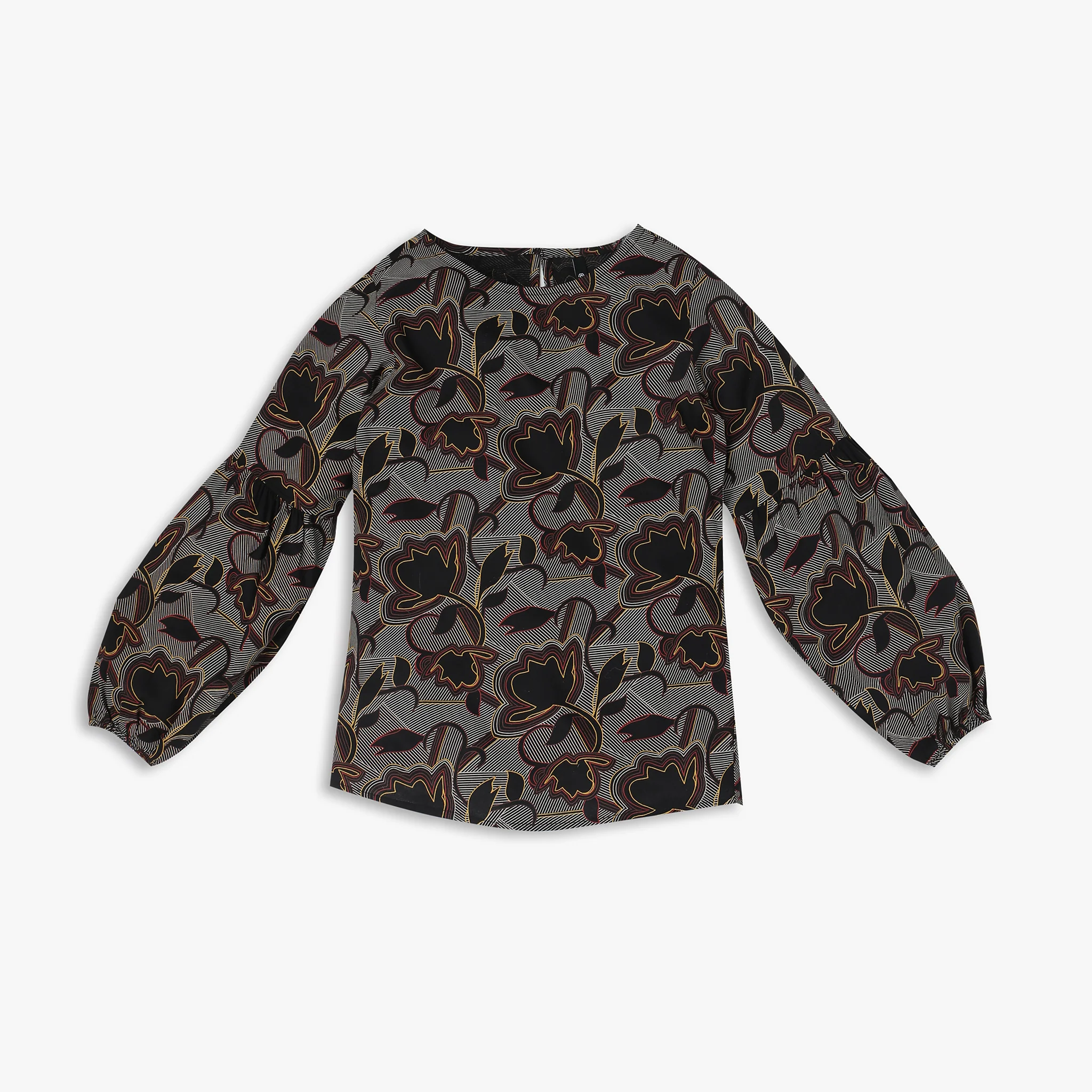 Girl's Regular Fit Printed Top