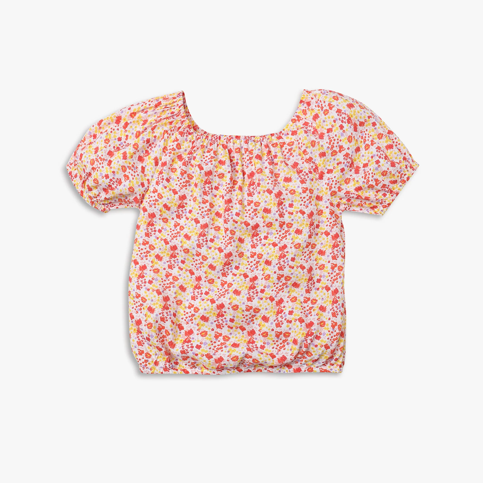 Girl's Regular Fit Printed Top