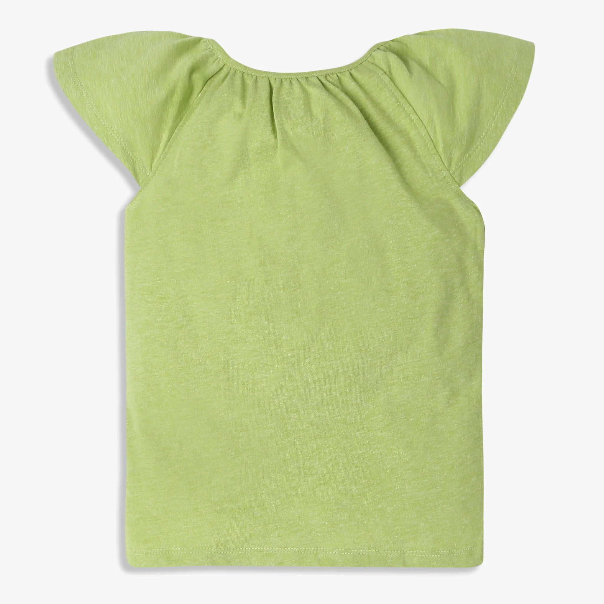 Girls Solid Crew Neck Short Sleeve T-Shirt - Image 17