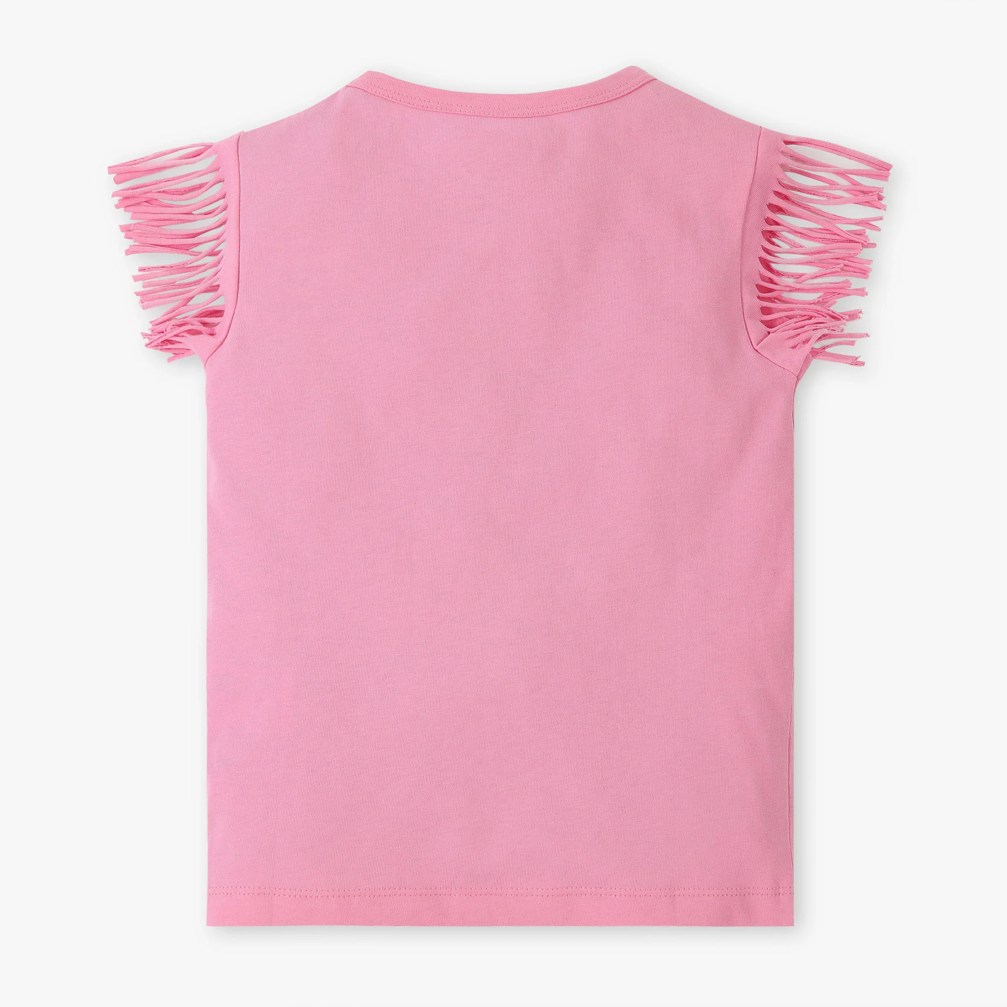 Girls Crew Neck Short Sleeve Graphic T-Shirt - Image 2