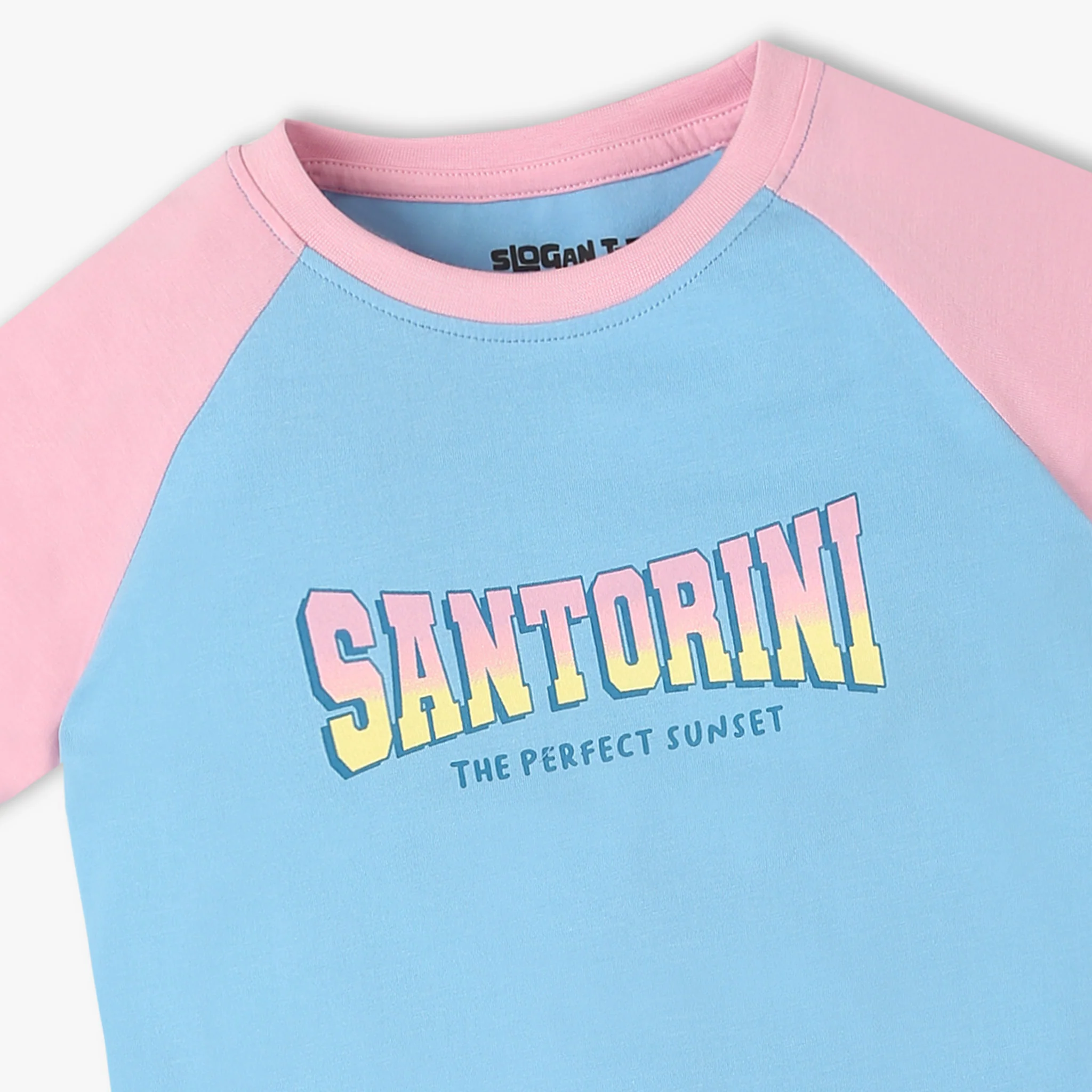 Girls Crew Neck Short Sleeve Graphic T-Shirt - Image 3
