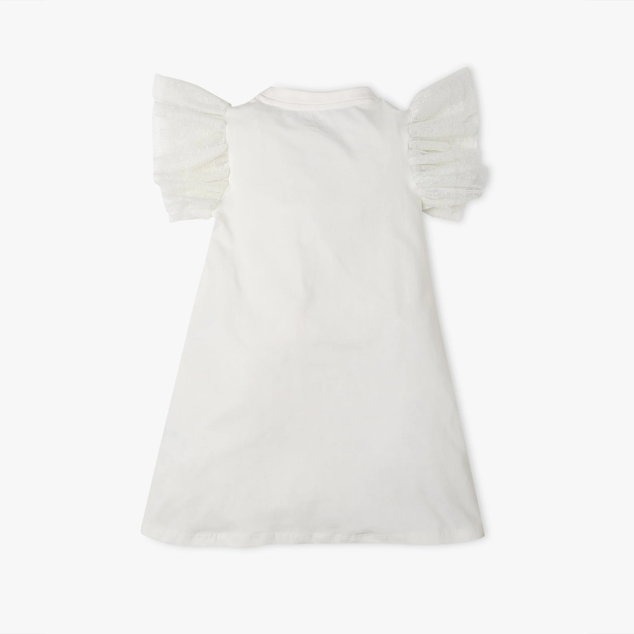 Girl'S Regular Fit Solid Frock - Image 2