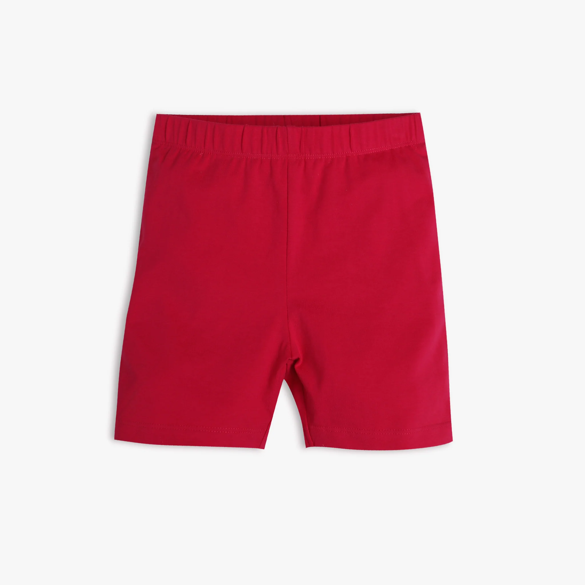 Girls Regular Fit Solid Mid Rise Shorts - Image 7