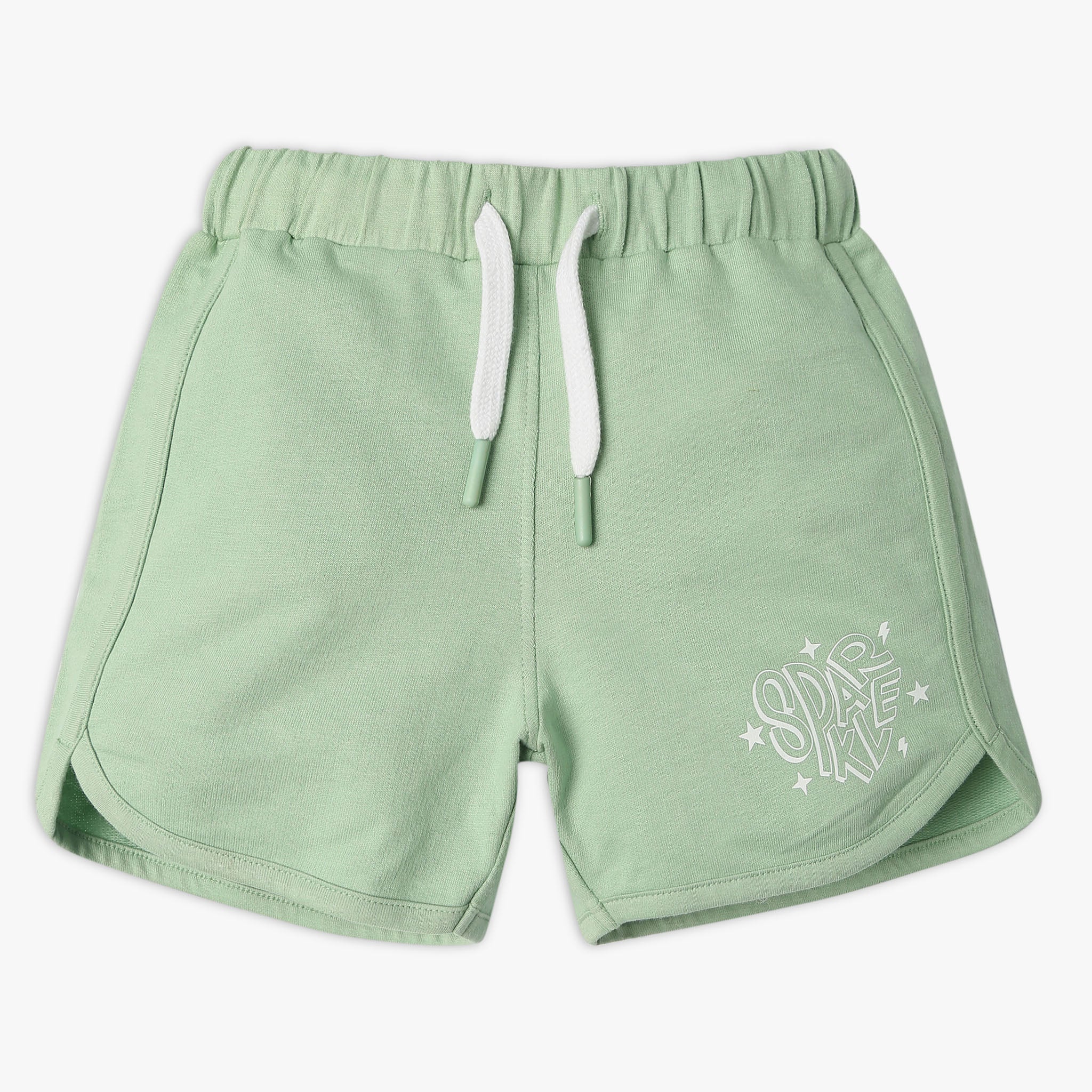 Girls Regular Fit Solid Mid Rise Shorts - Image 16