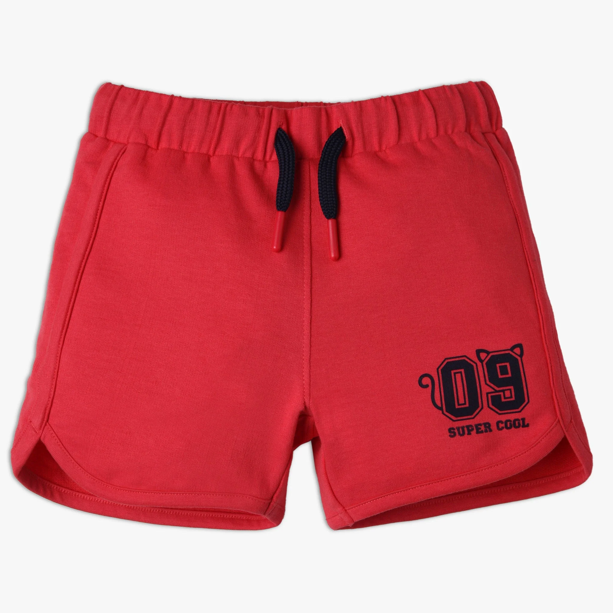 Girls Regular Fit Solid Mid Rise Shorts - Image 2