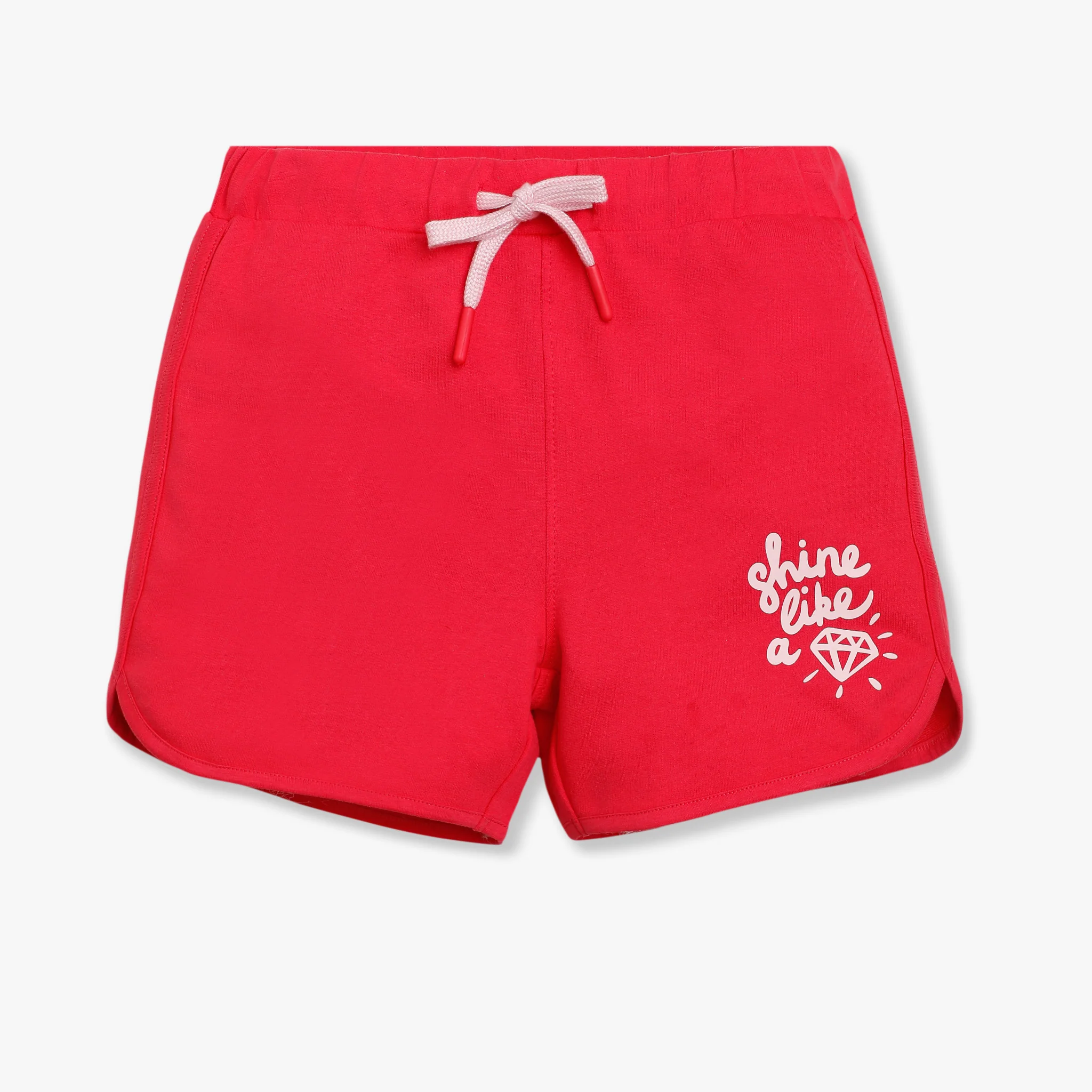 Girls Regular Fit Solid Mid Rise Shorts - Image 28