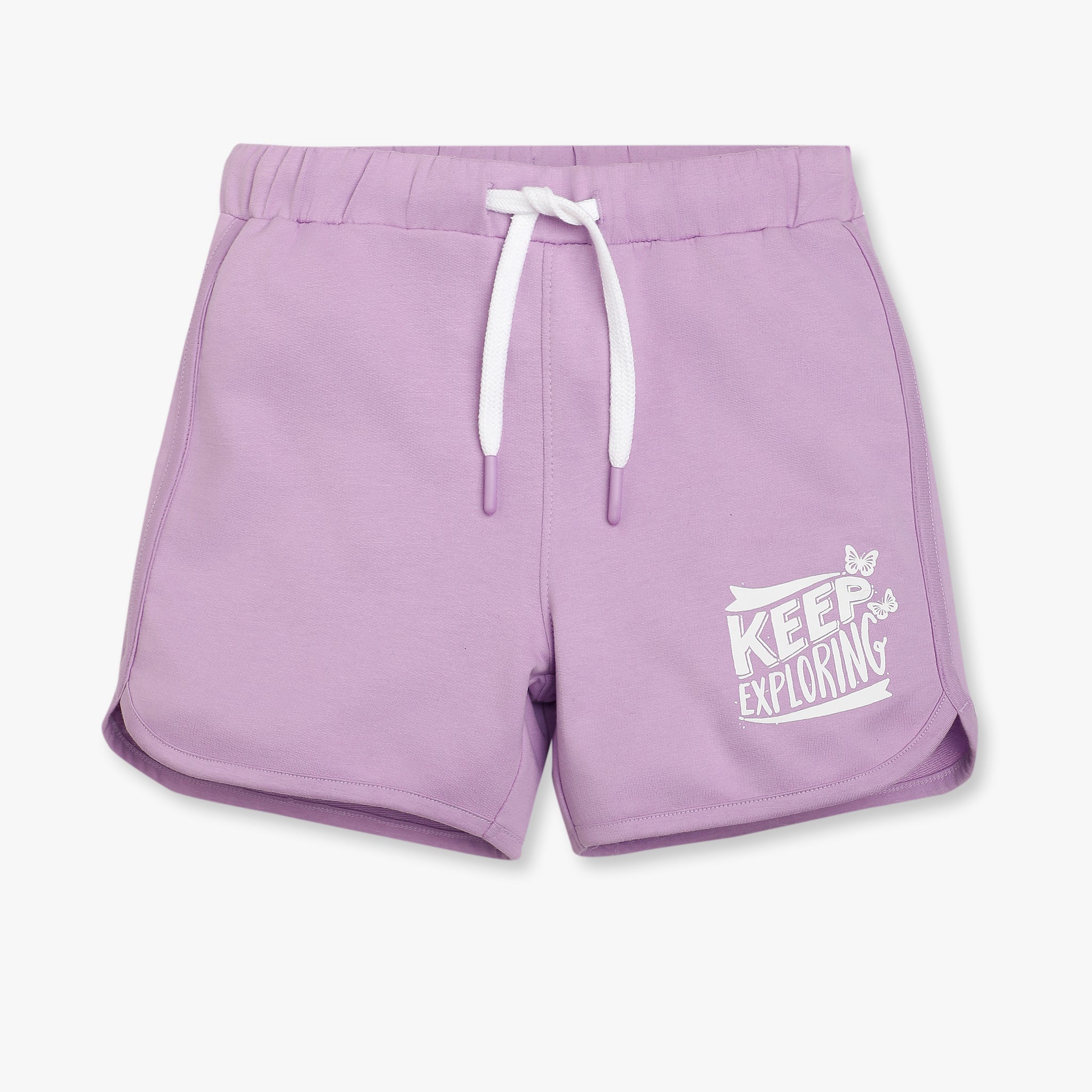 Girls Regular Fit Solid Mid Rise Shorts - Image 34