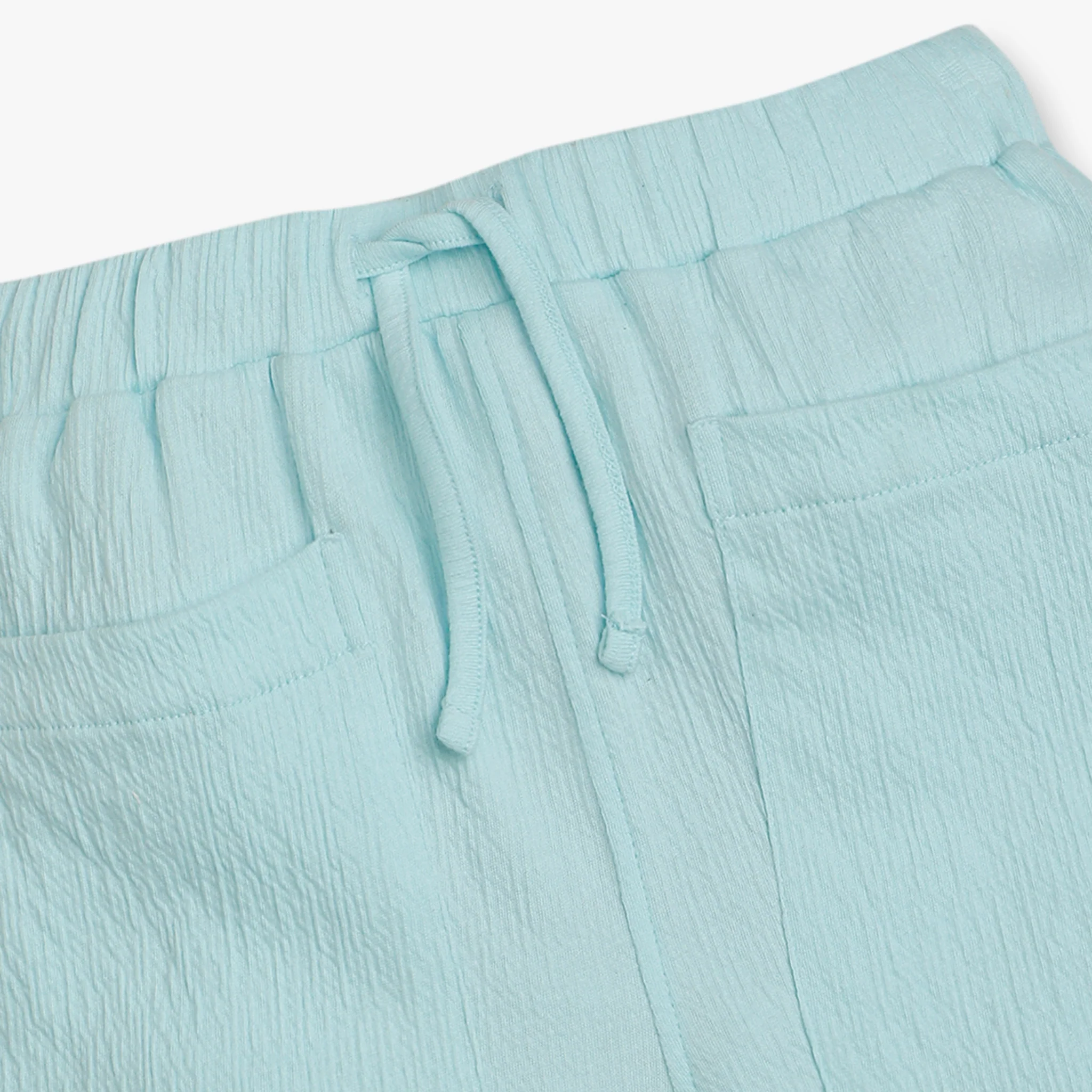 Girls Regular Fit Solid Mid Rise Shorts - Image 3
