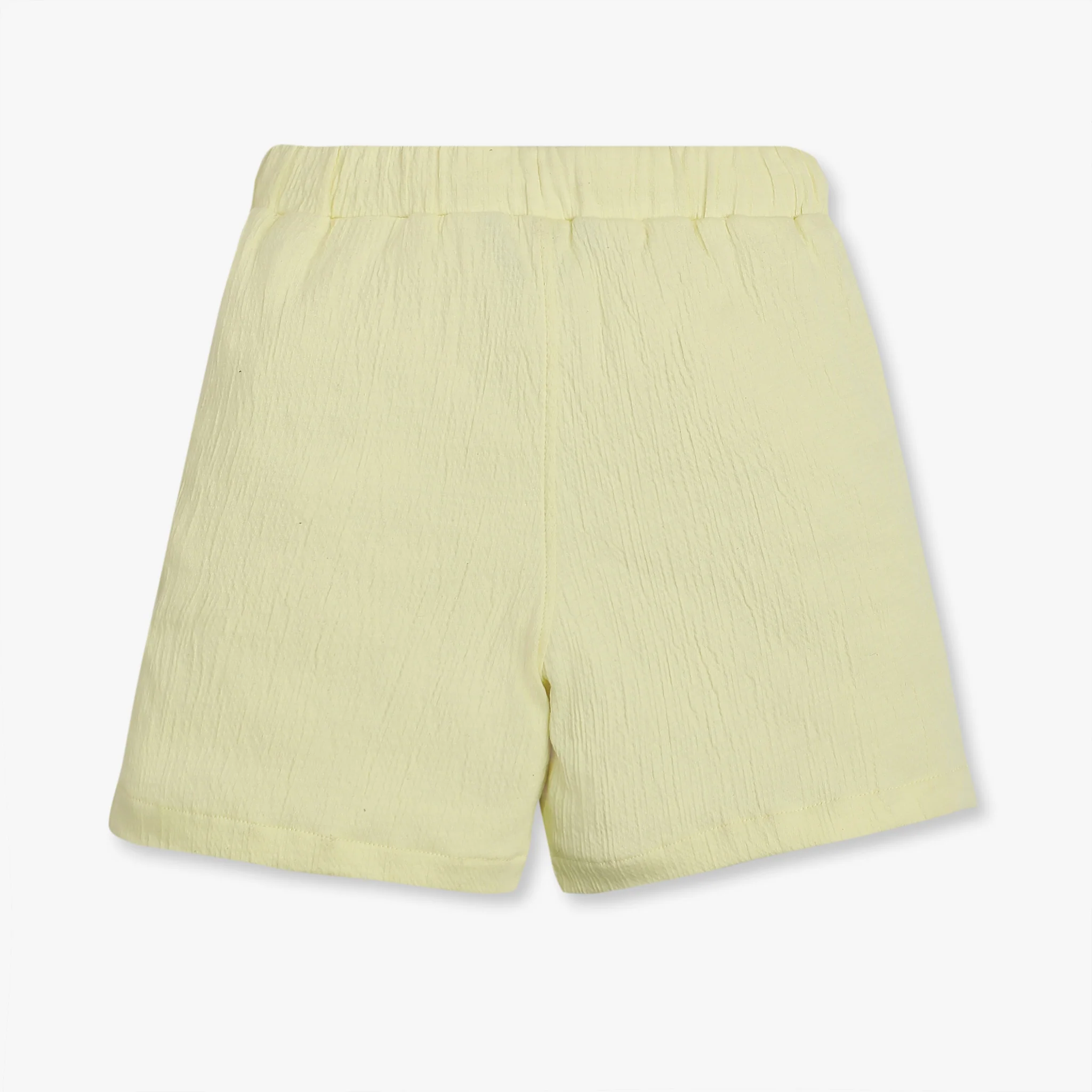 Girls Regular Fit Solid Mid Rise Shorts - Image 8