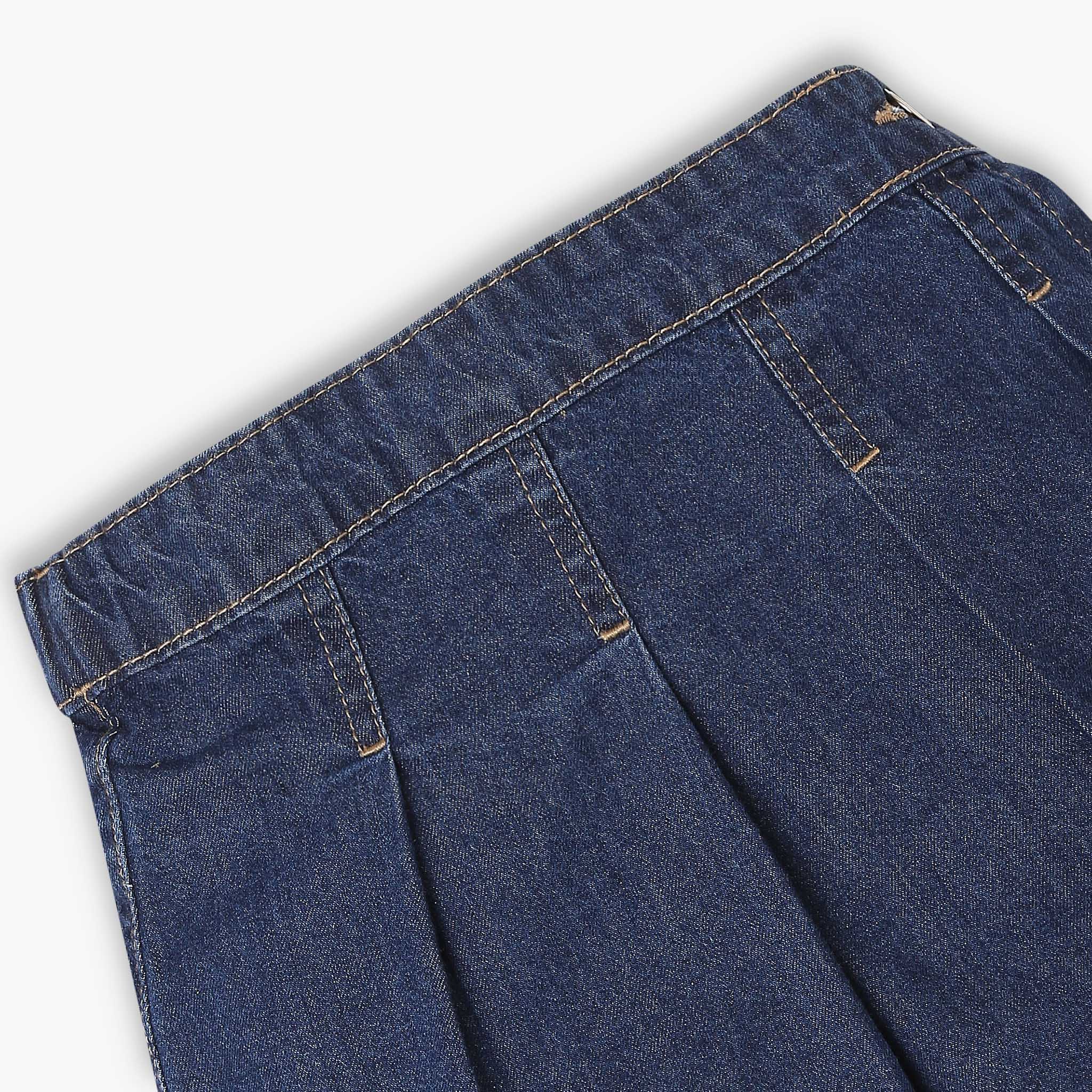 Girls Regular Fit Solid Mid Rise Skirt - Image 3