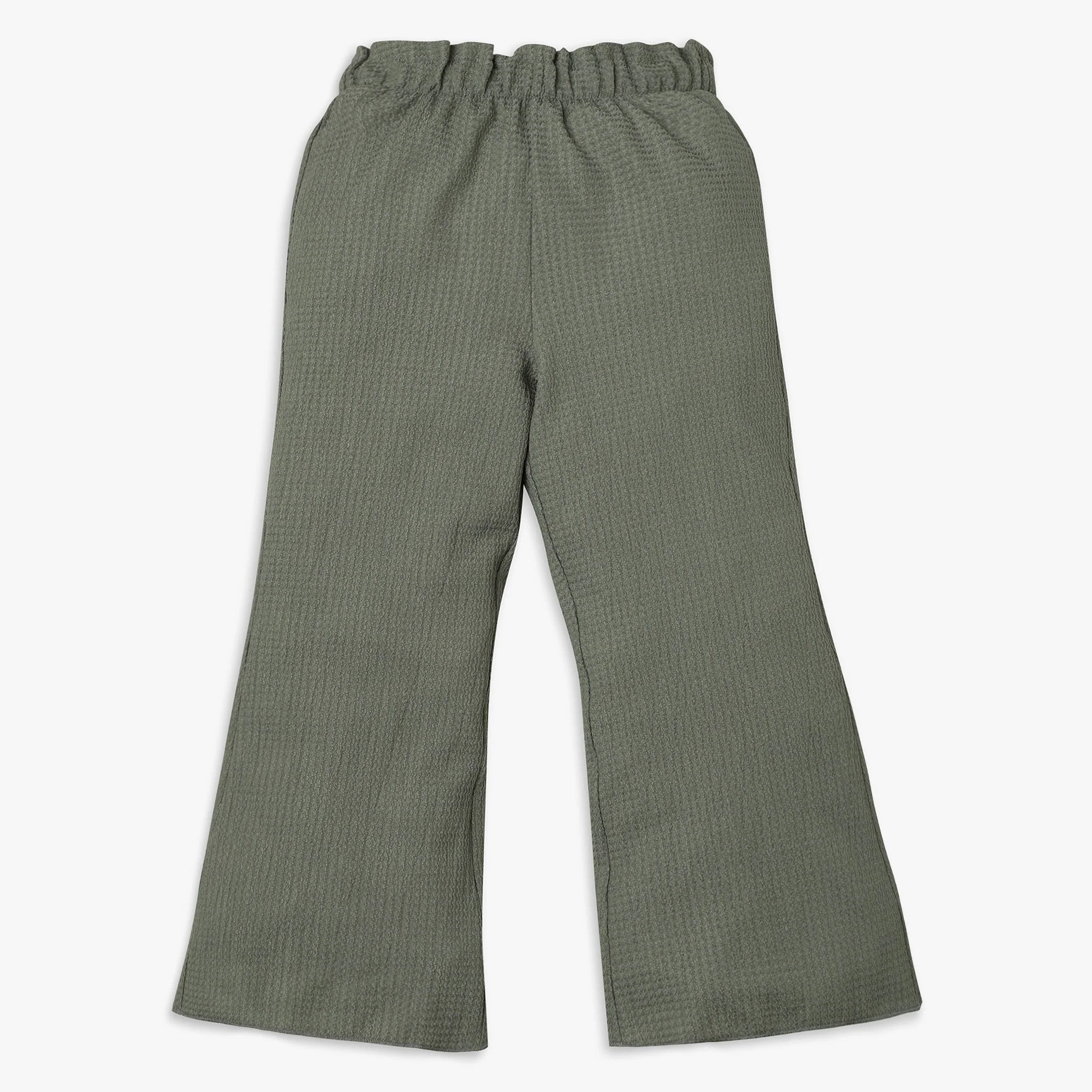 Girls Regular Fit Solid Palazzos - Image 4