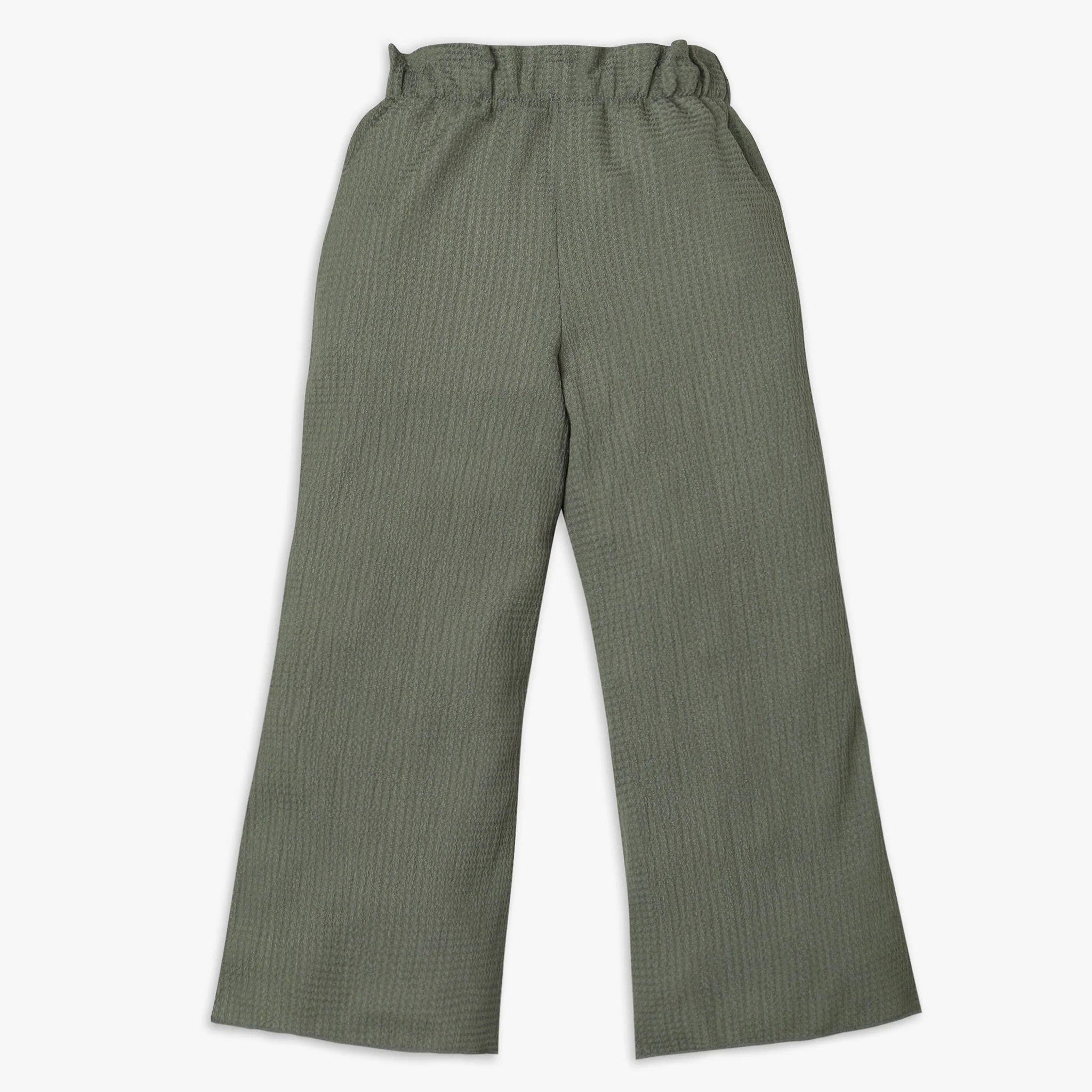 Girls Regular Fit Solid Palazzos - Image 5
