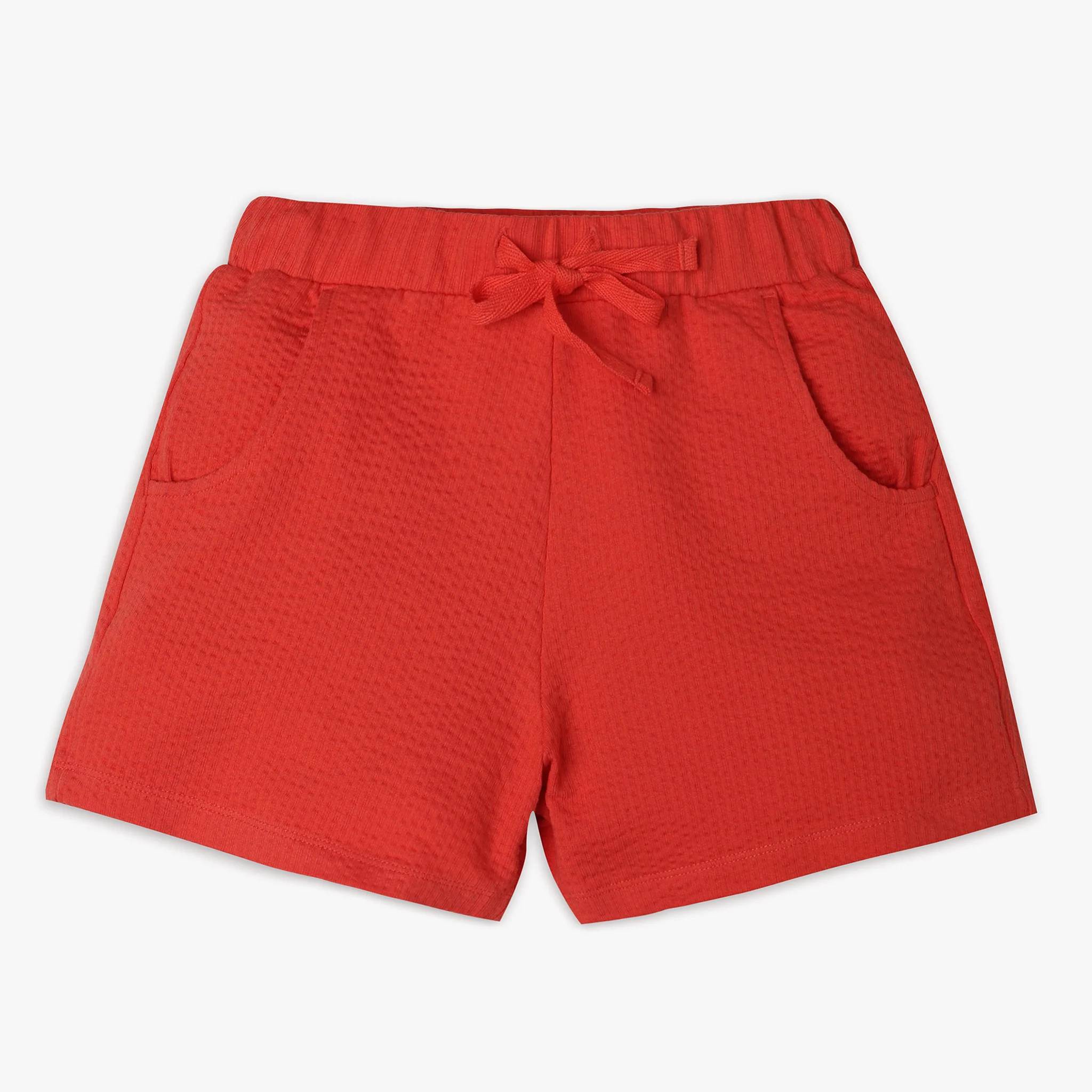 Girls Regular Fit Solid Shorts - Image 4