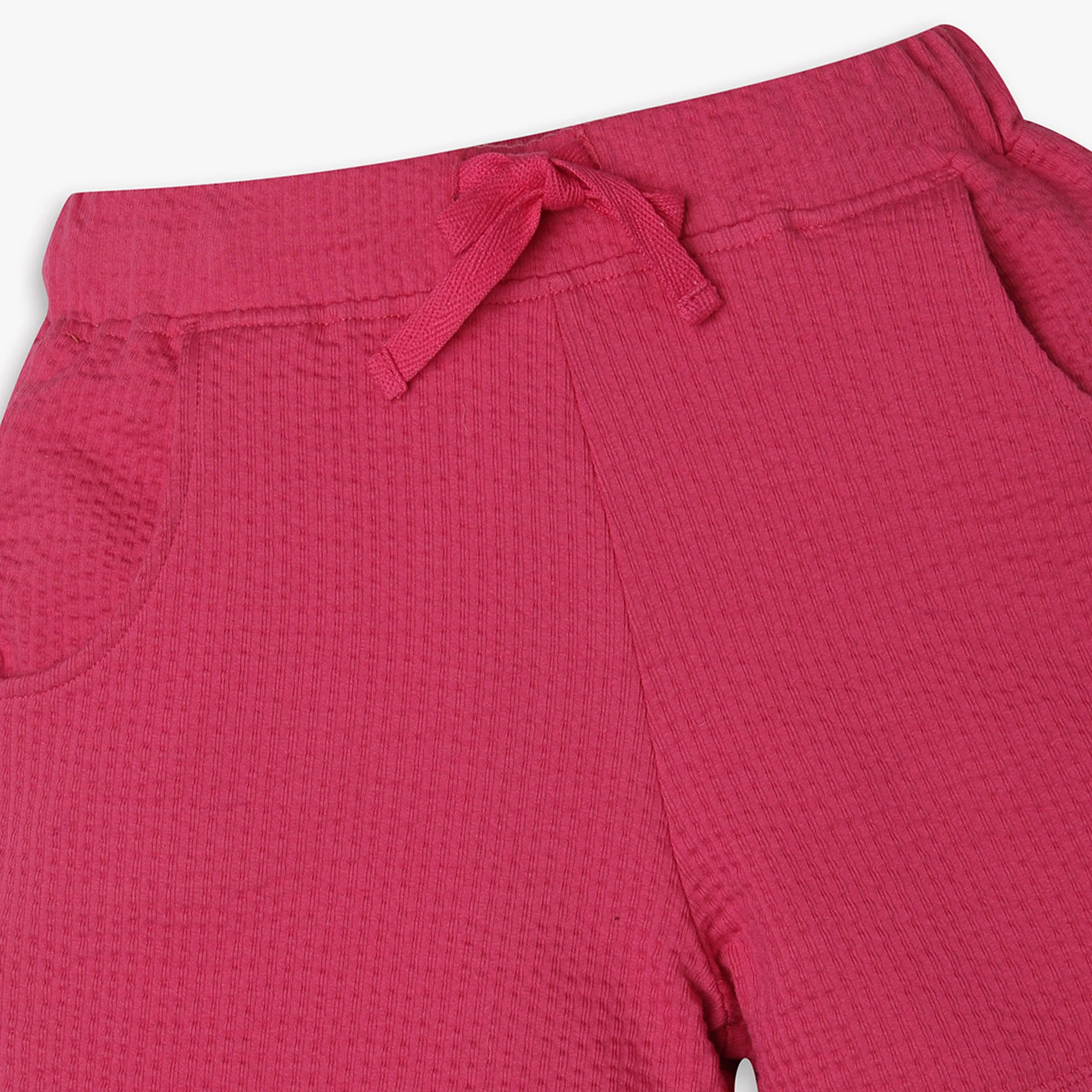 Girls Regular Fit Solid Shorts - Image 3