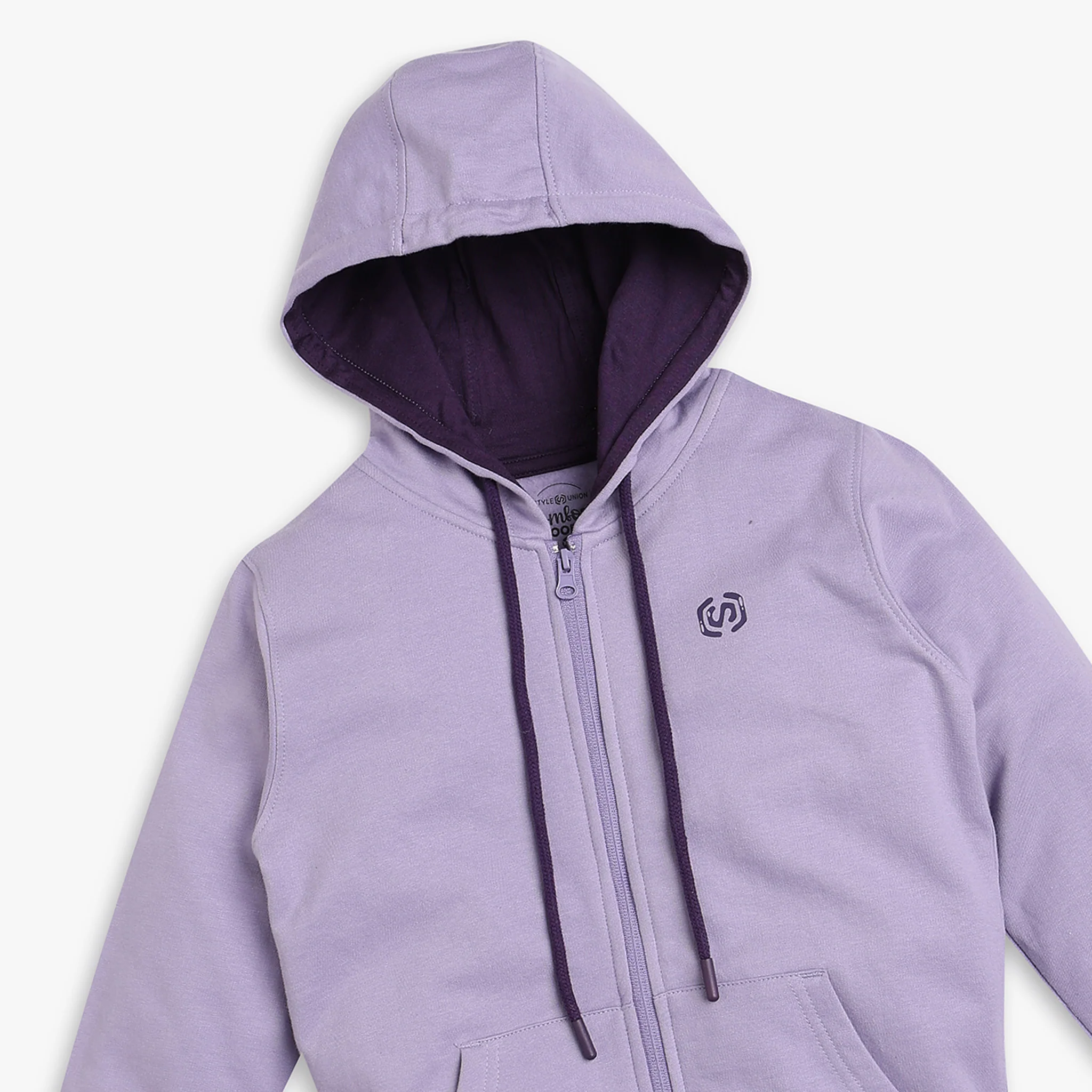 Girl's Regular Fit Solid Sweat Tee - Image 3