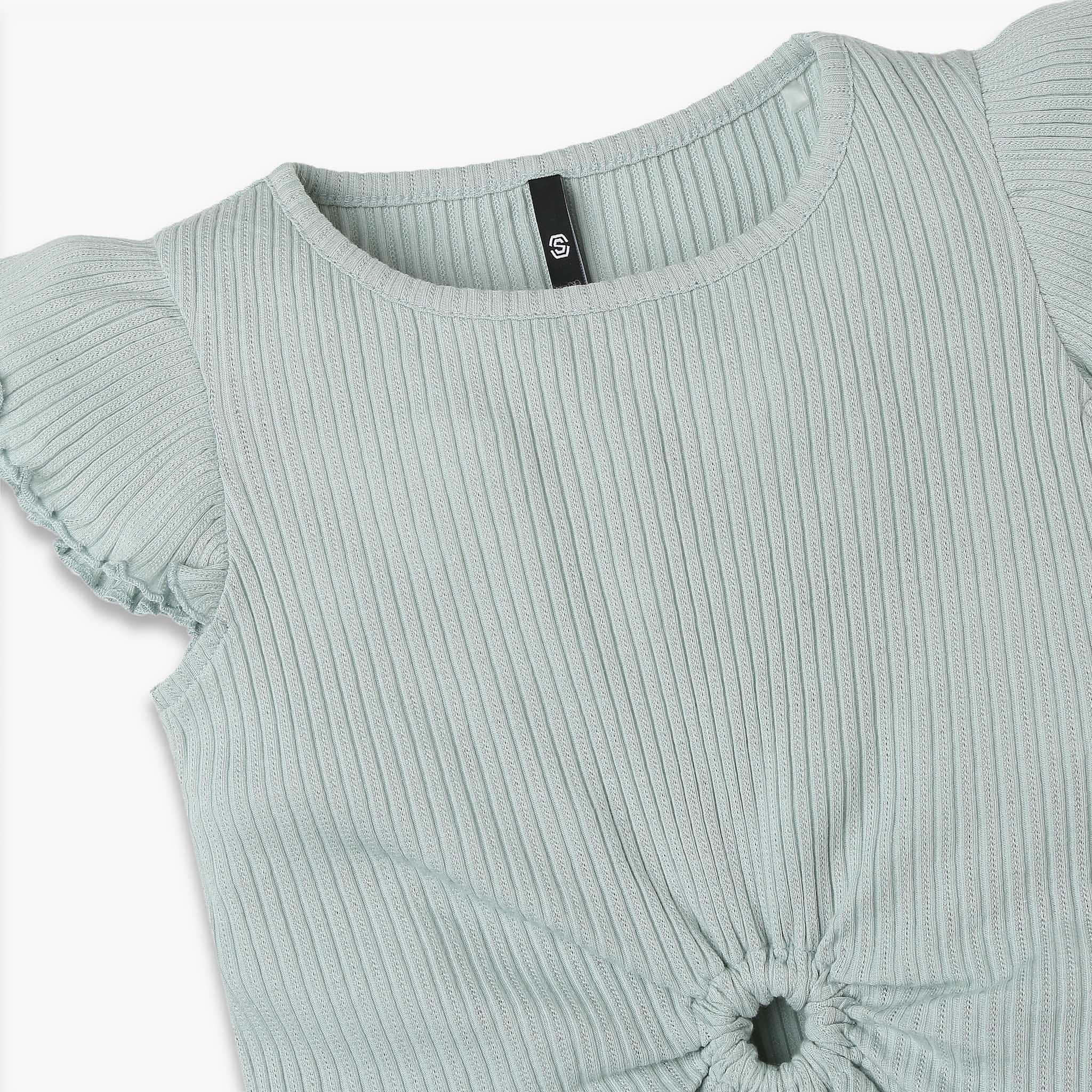 Girls Regular Fit Solid T-Shirt - Image 13