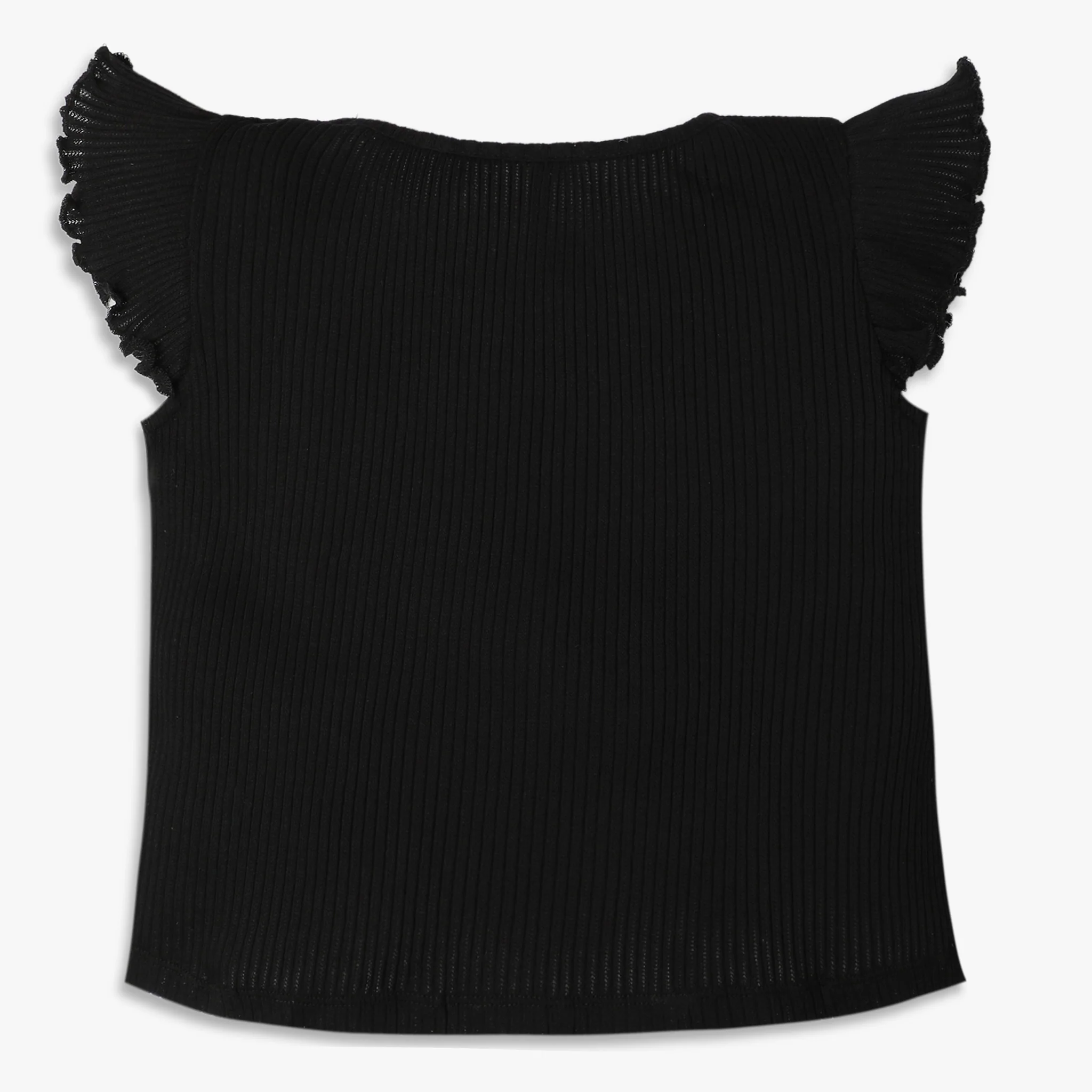 Girls Regular Fit Solid T-Shirt - Image 2