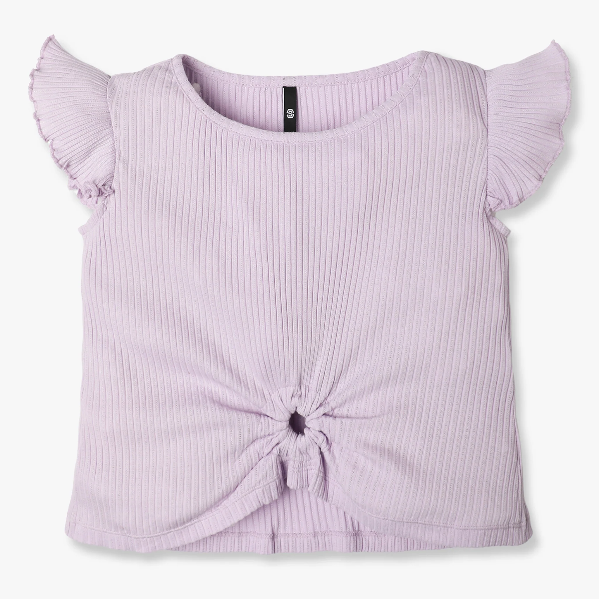 Girls Regular Fit Solid T-Shirt - Image 4
