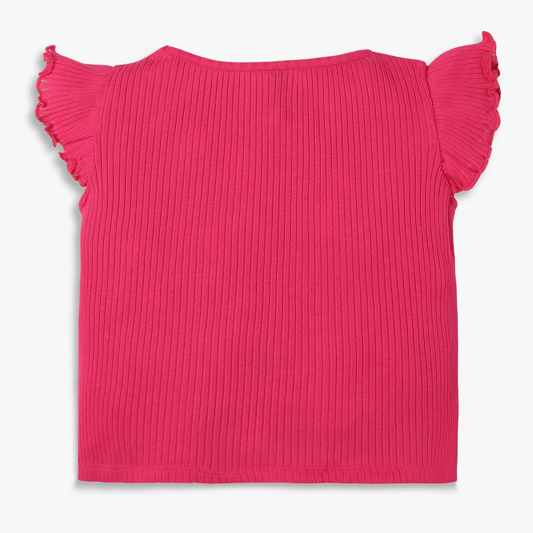 Girls Regular Fit Solid T-Shirt - Image 8