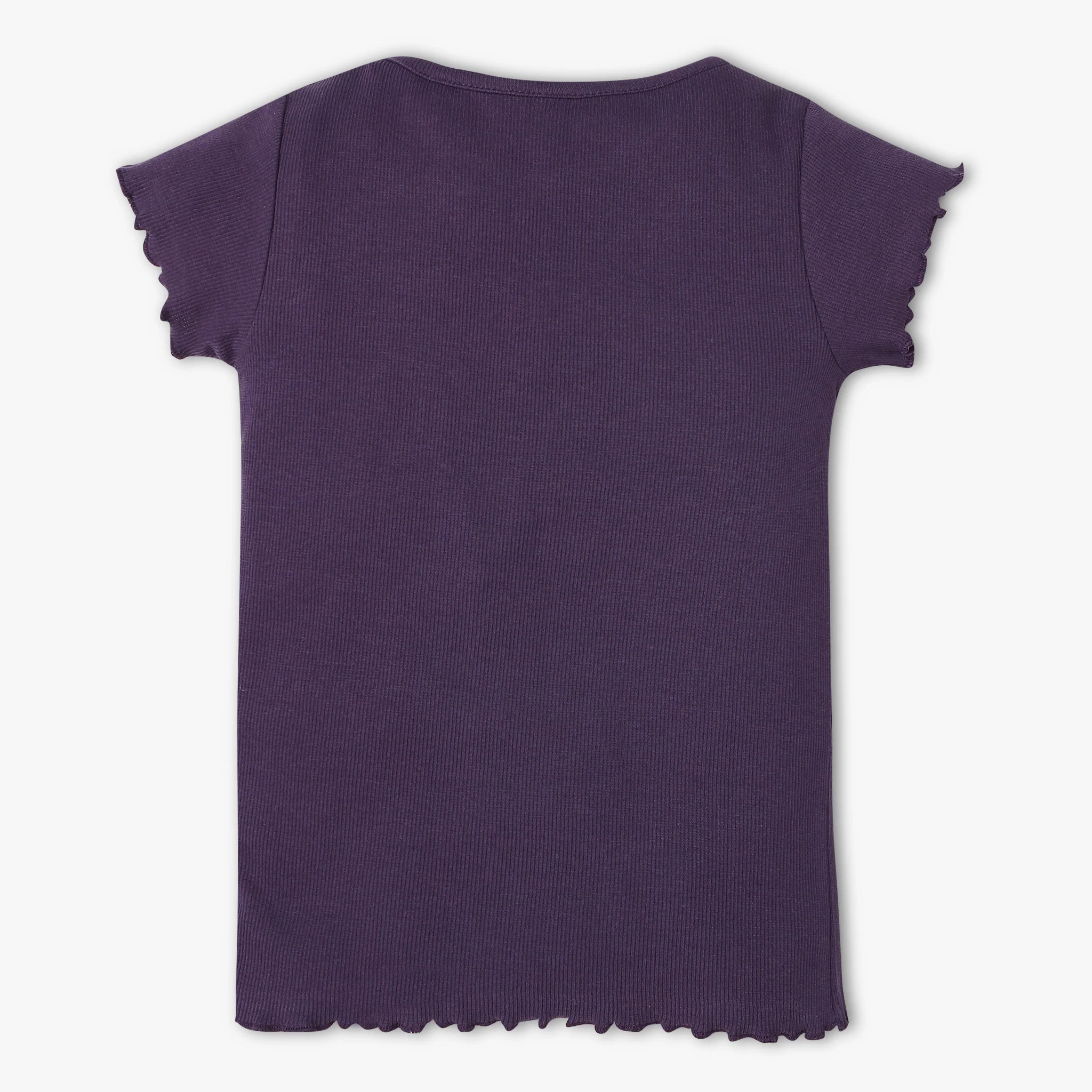 Girls Solid Crew Neck T-Shirt - Image 14