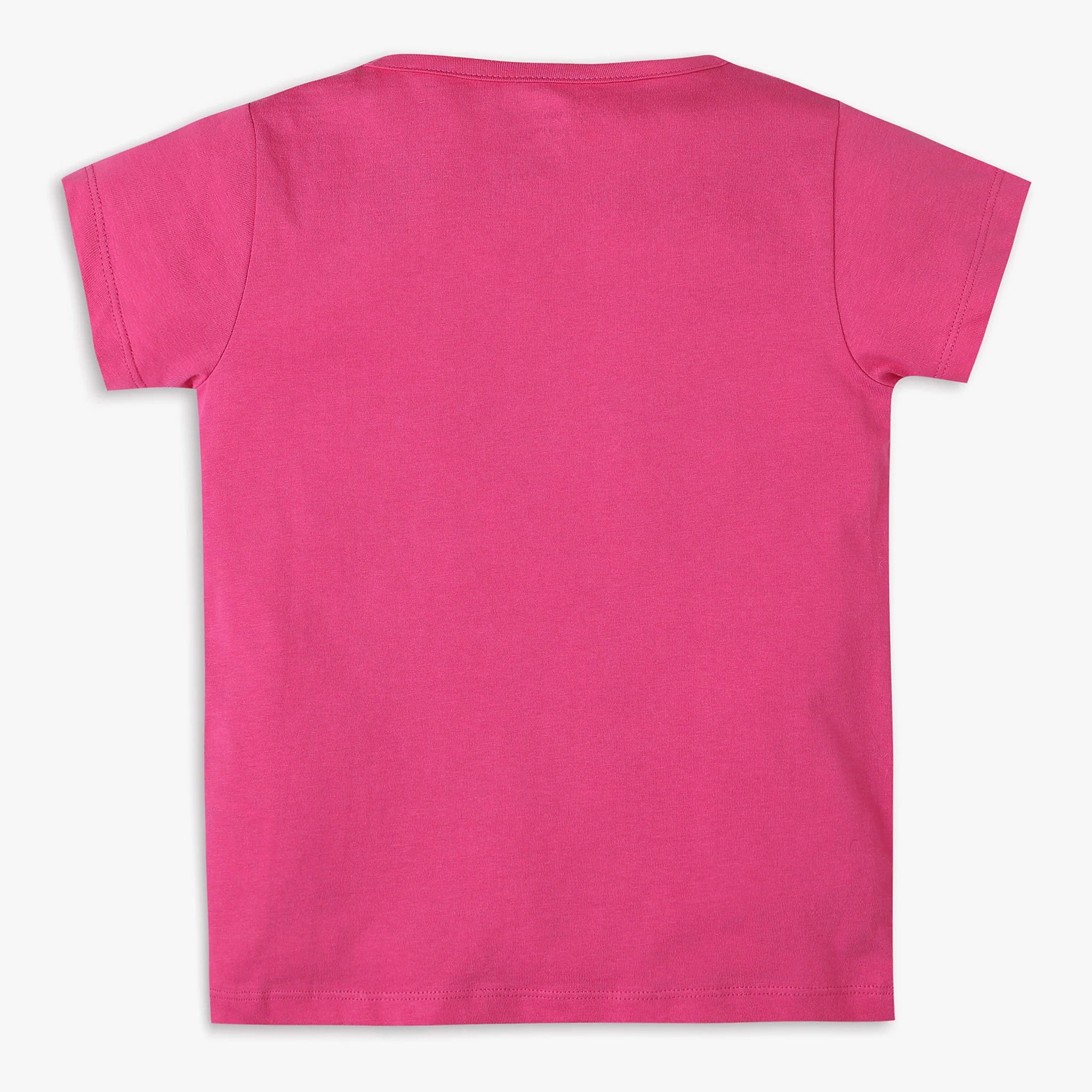 Girls Regular Fit Solid T-Shirt - Image 2