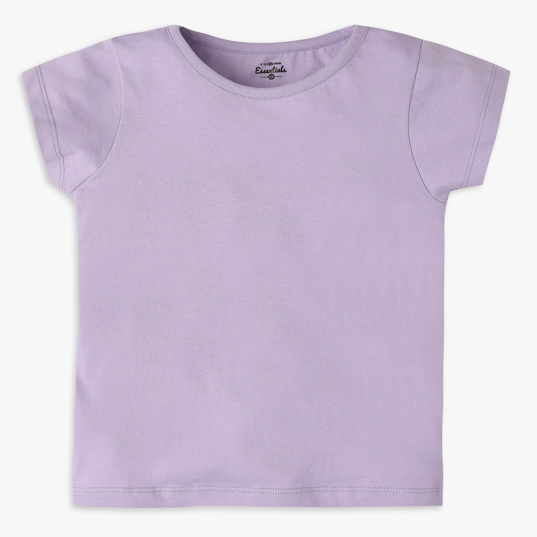 Girls Regular Fit Solid T-Shirt - Image 4