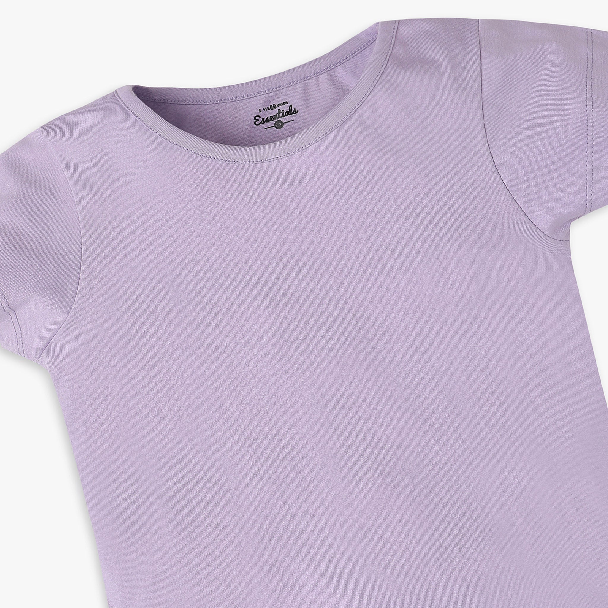 Girls Regular Fit Solid T-Shirt - Image 6
