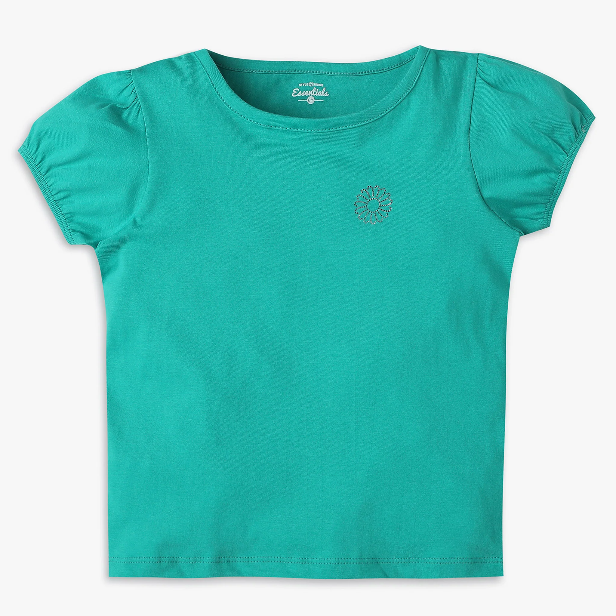 Girls Regular Fit Solid T-Shirt - Image 13