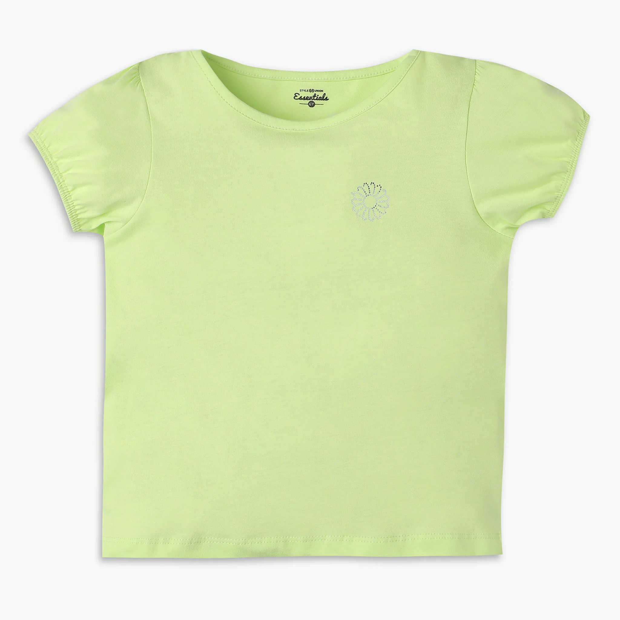 Girls Regular Fit Solid T-Shirt - Image 19