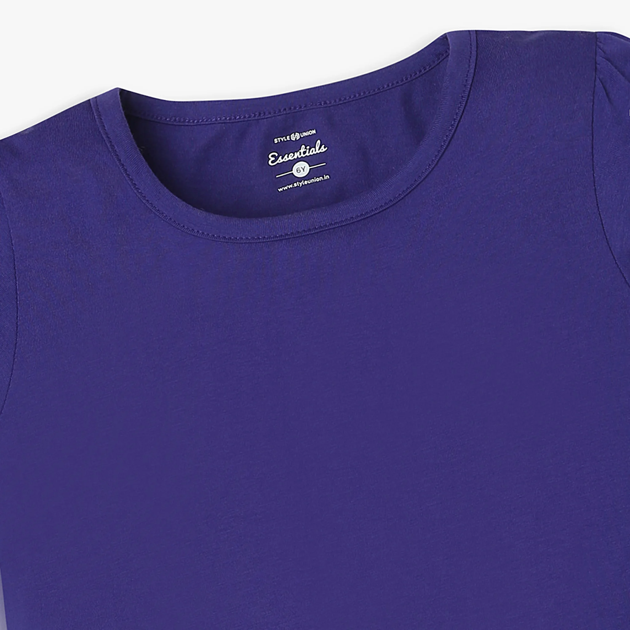 Girls Regular Fit Solid T-Shirt - Image 3