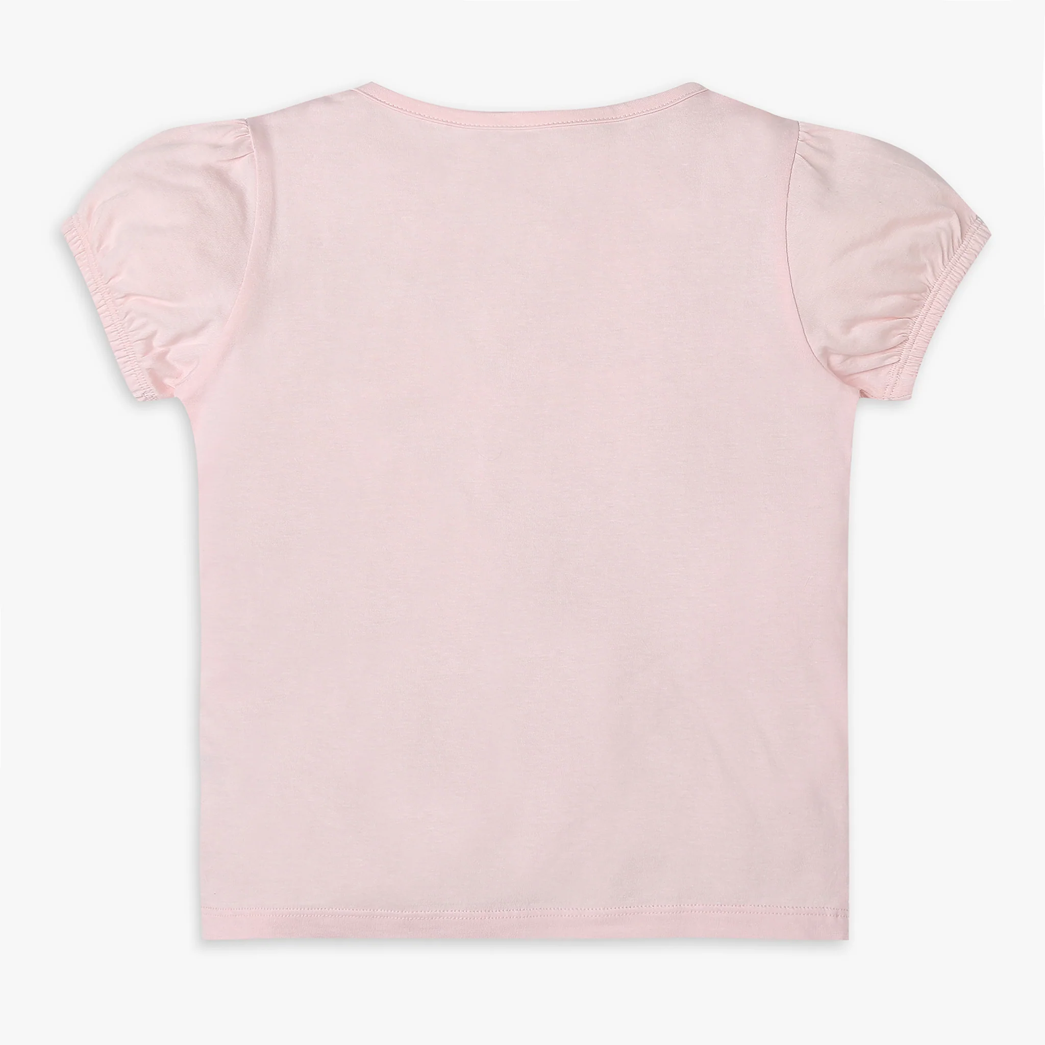 Girls Regular Fit Solid T-Shirt - Image 5