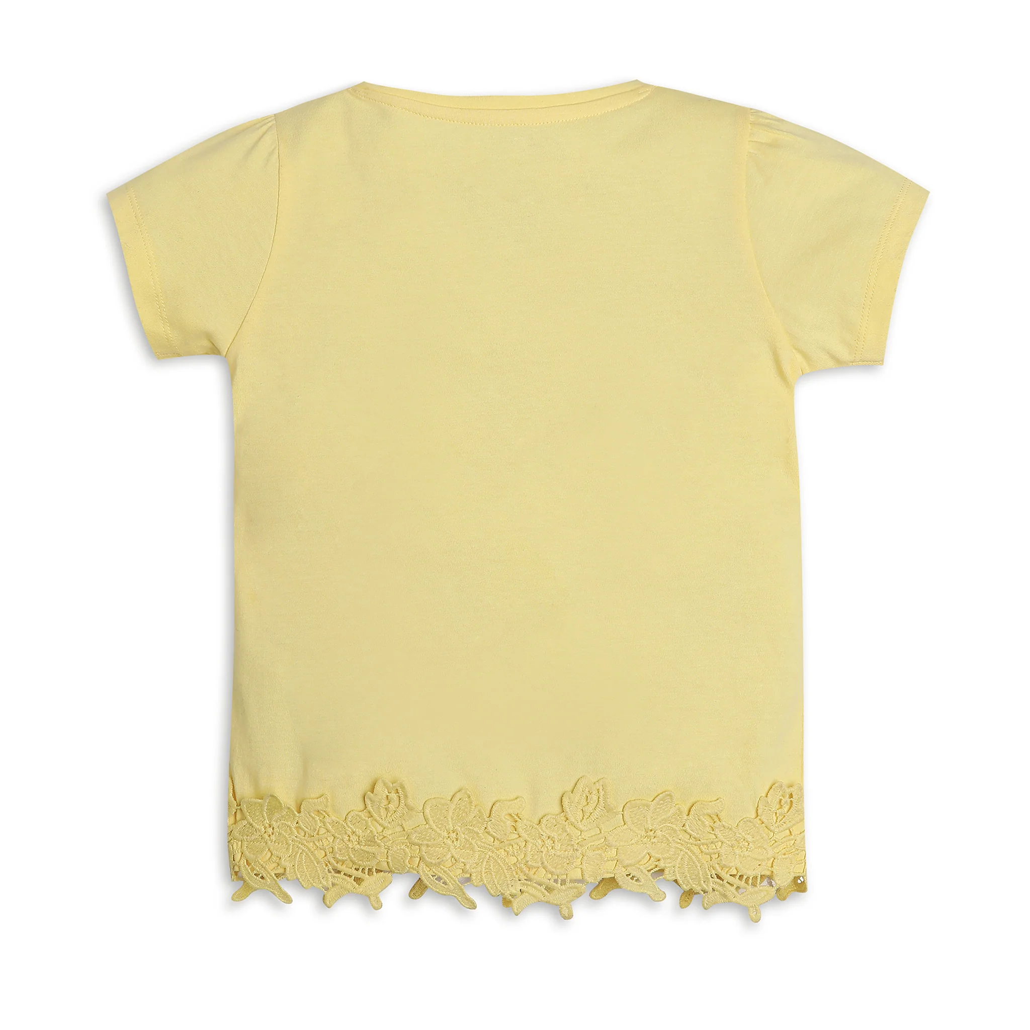 Girls Regular Fit Solid T-Shirt - Image 2