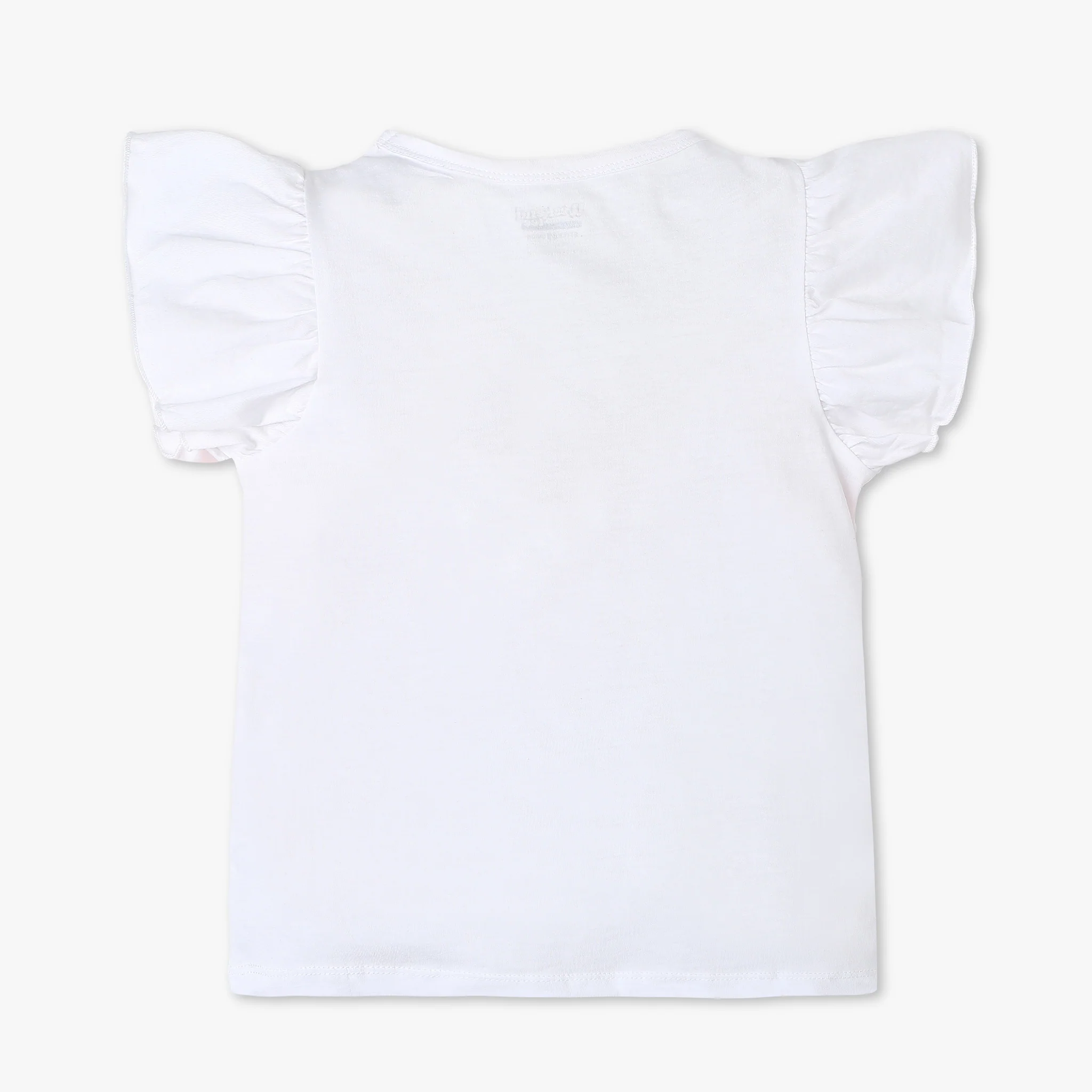 Girls Regular Fit Solid T-Shirt - Image 2