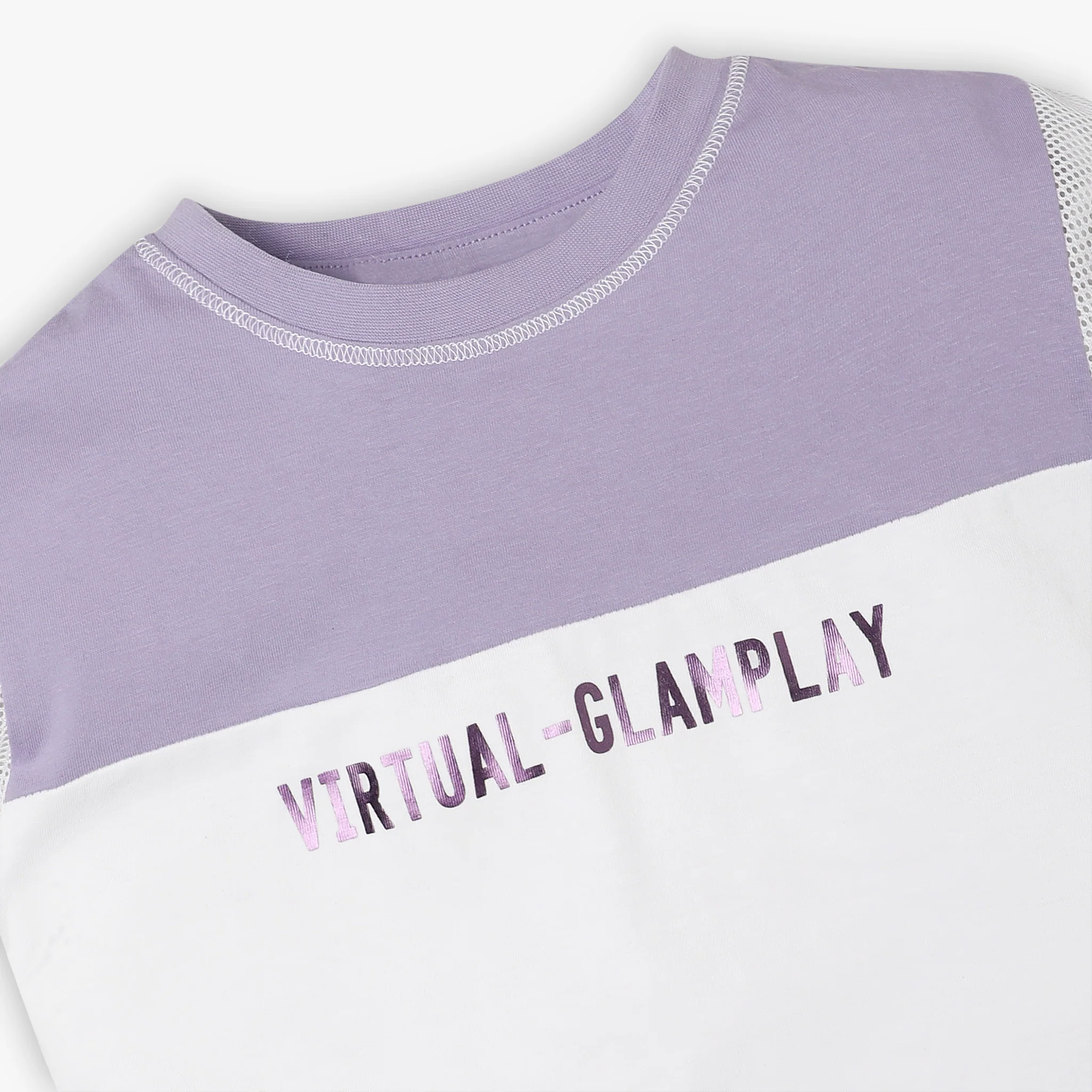 Girls Regular Fit Solid T-Shirt - Image 3
