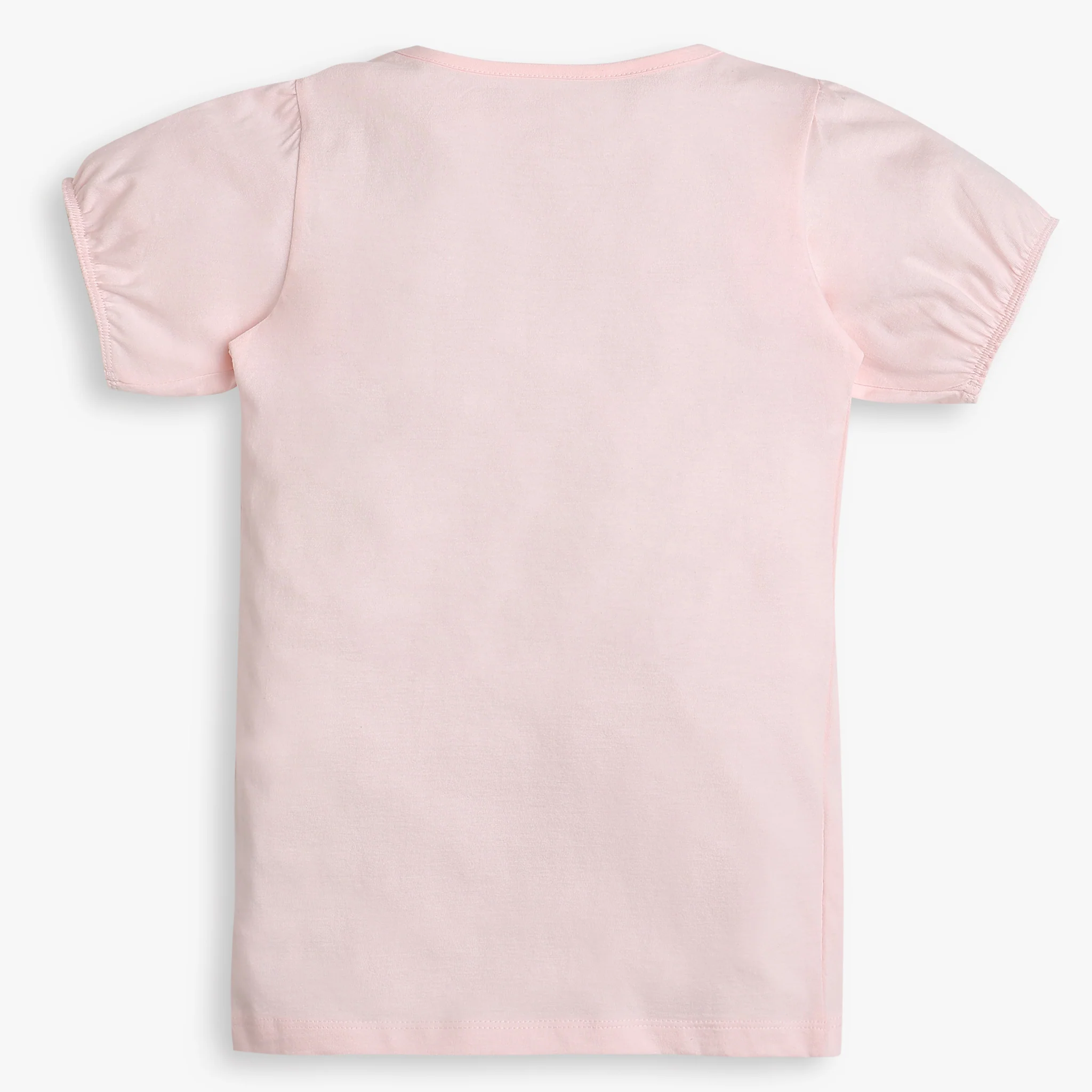 Girls Regular Fit Solid T-Shirt - Image 2
